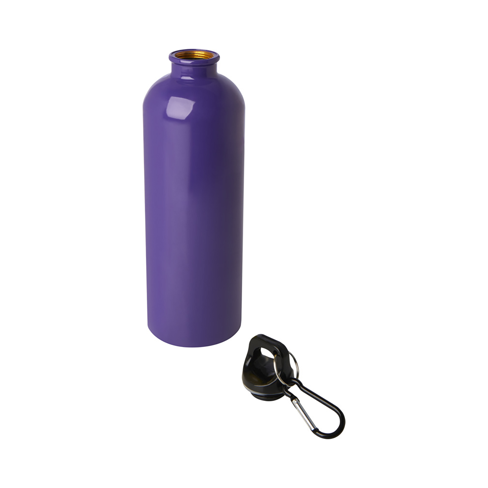Gourde – 750 ml | Acier Inox Recyclé | Simple Paroi | Mousqueton