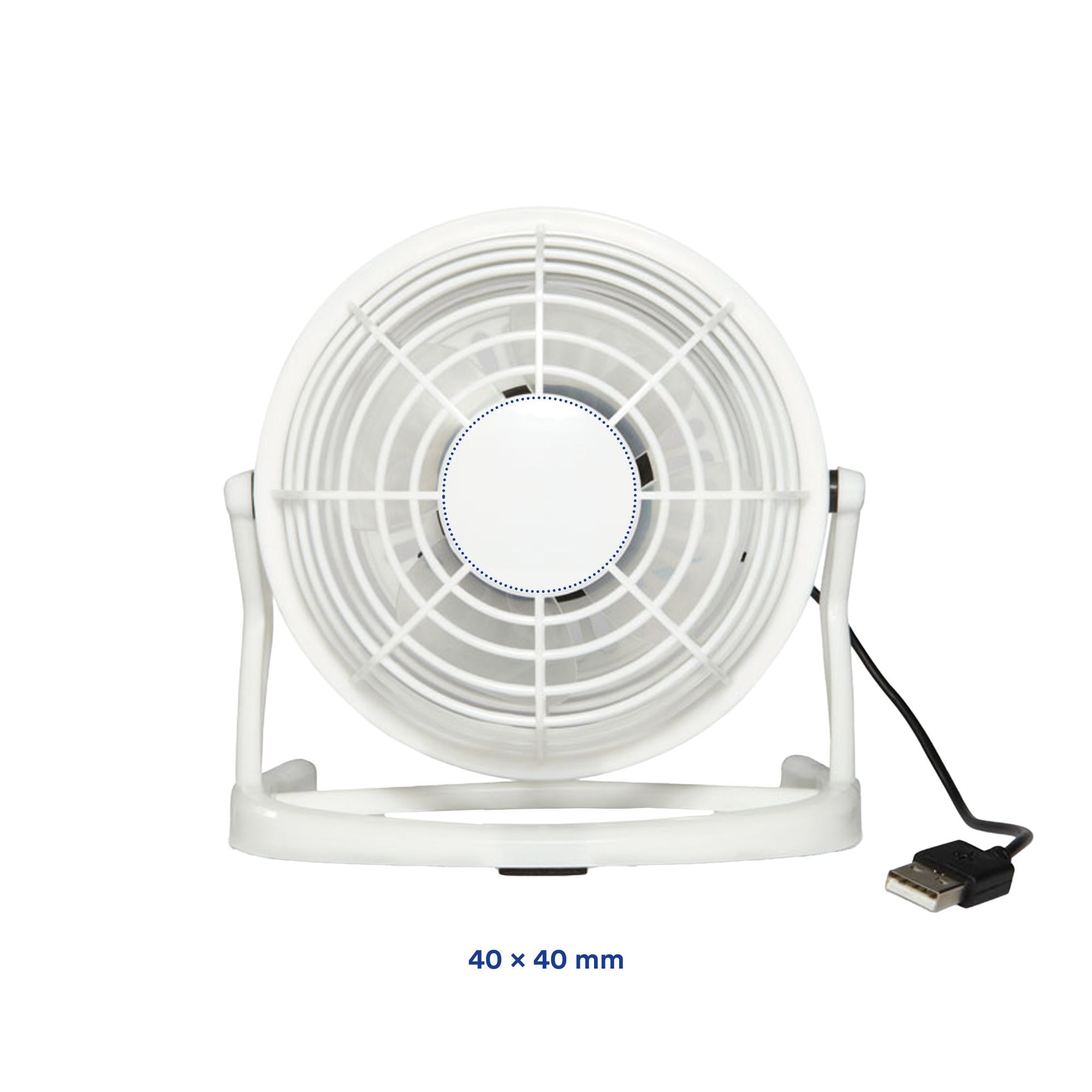 Ventilator Windy - Kunststof | USB aansluiting | Doming