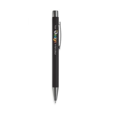 Stylo à bille | Métal | Caoutchouc | Encre bleue