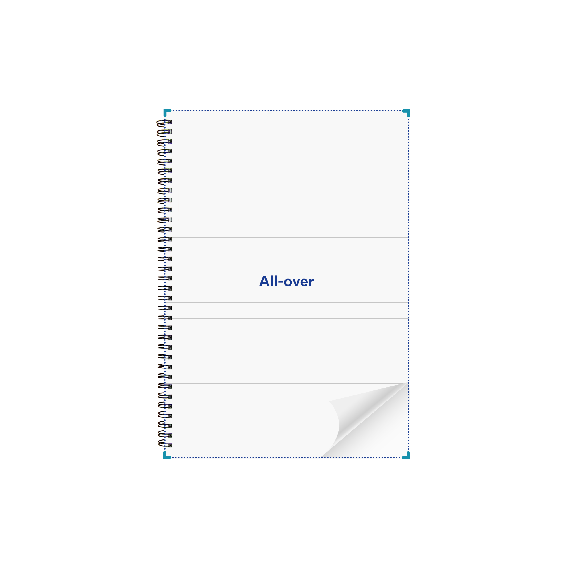 Spiralblock Liberia - A4 | Vollfarbdruck | Softcover | 50 Blatt