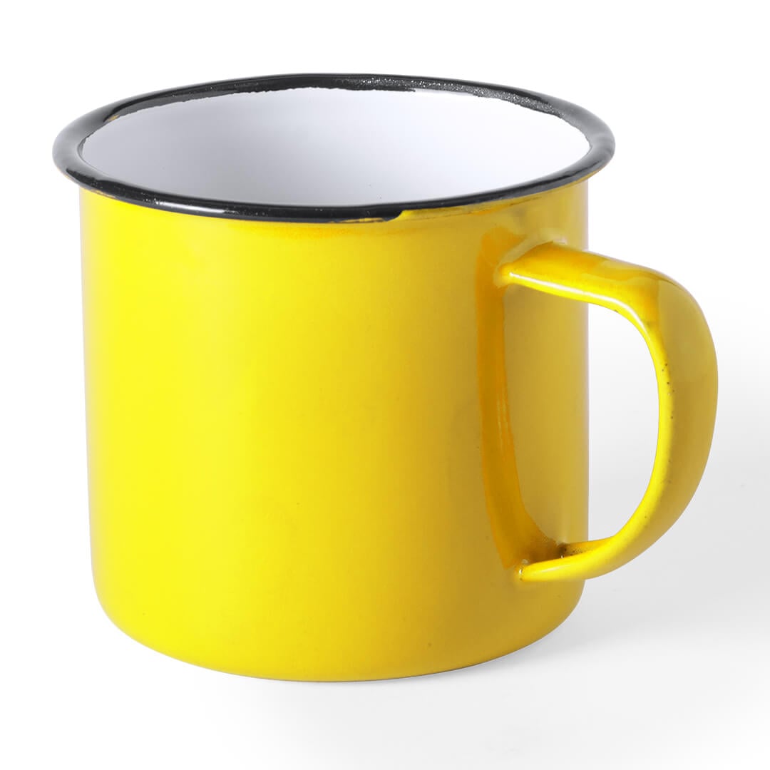 Emaille mok Sonja - 350 ml | Gekleurd | Budget - Vintage design | Tot 4 kleuren bedrukken