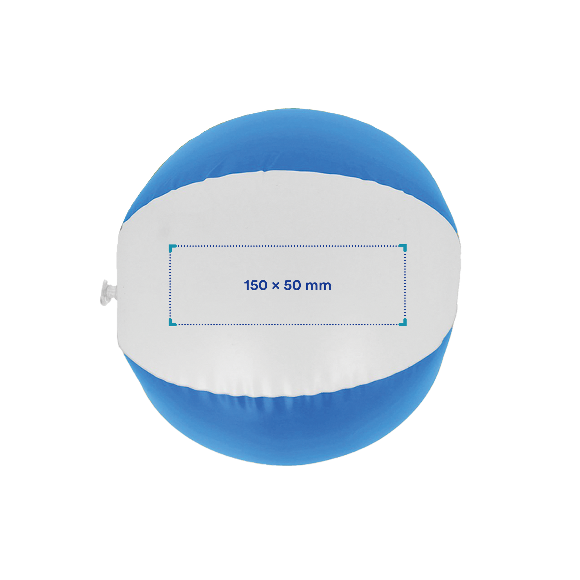 Ballon de plage - Ø 23,5 cm | 1 panneau imprimé