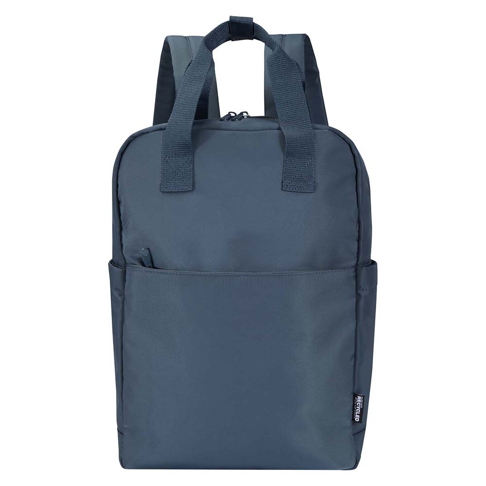 Sac à dos de voyage recyclé – Compartiment 14” | Sangle valise | 9L | Deux poignées