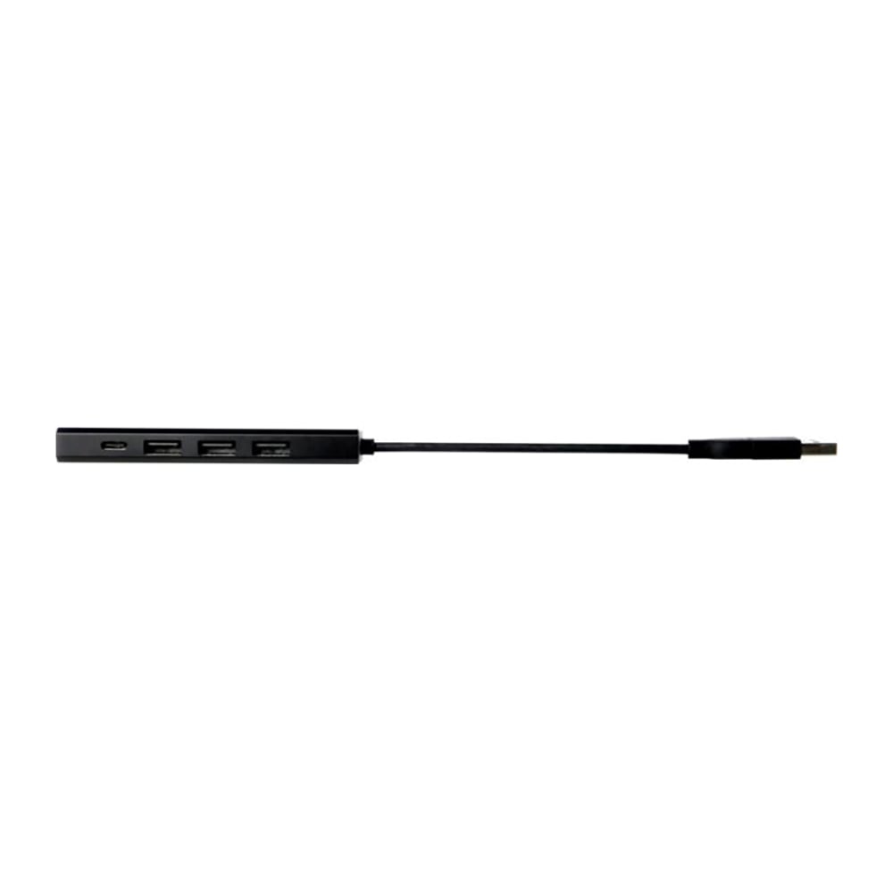 Hub USB 2.0 | Alluminio riciclato | 3 porte | 1 porta Type-C
