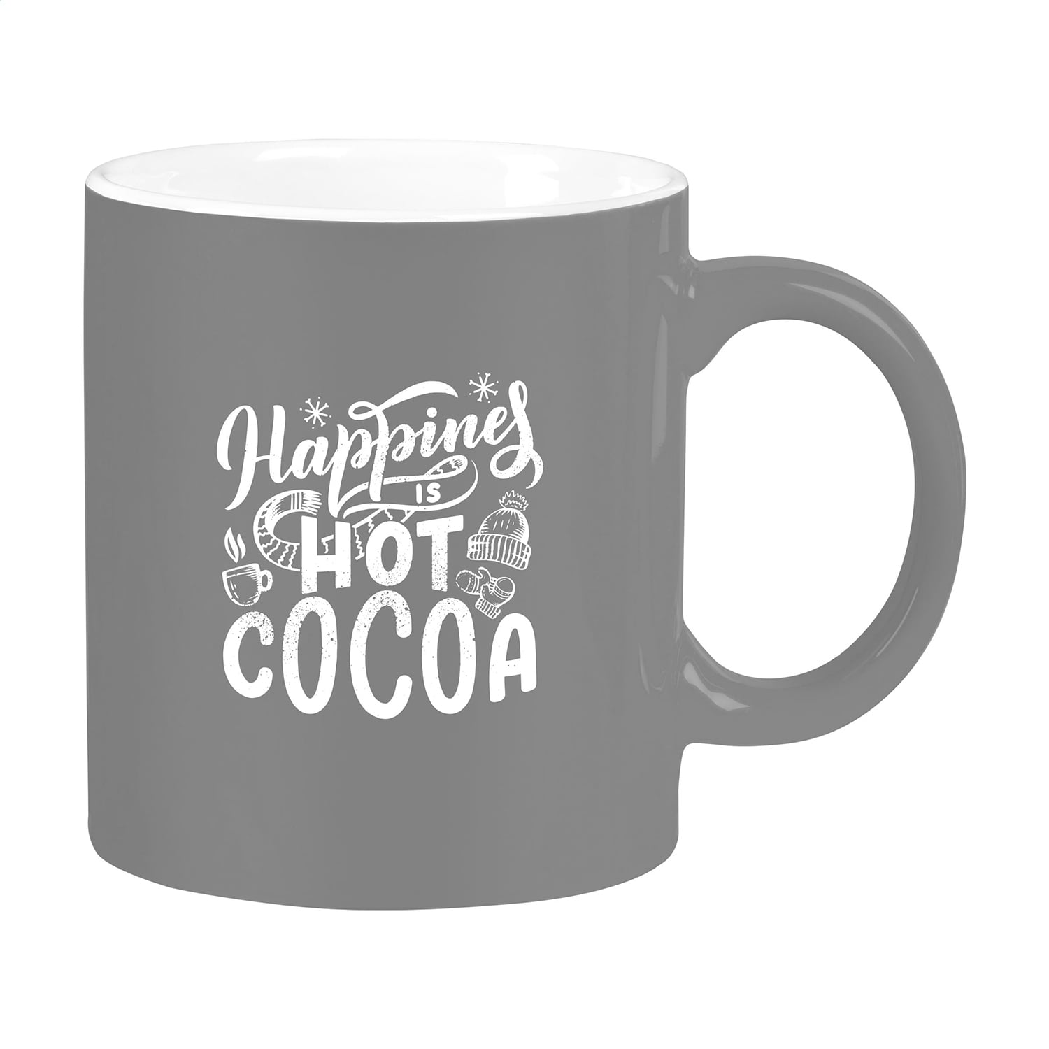Tasse Kitty - 350 ml | Farbig + weiße Innenseite | 1-4 Farbdruck