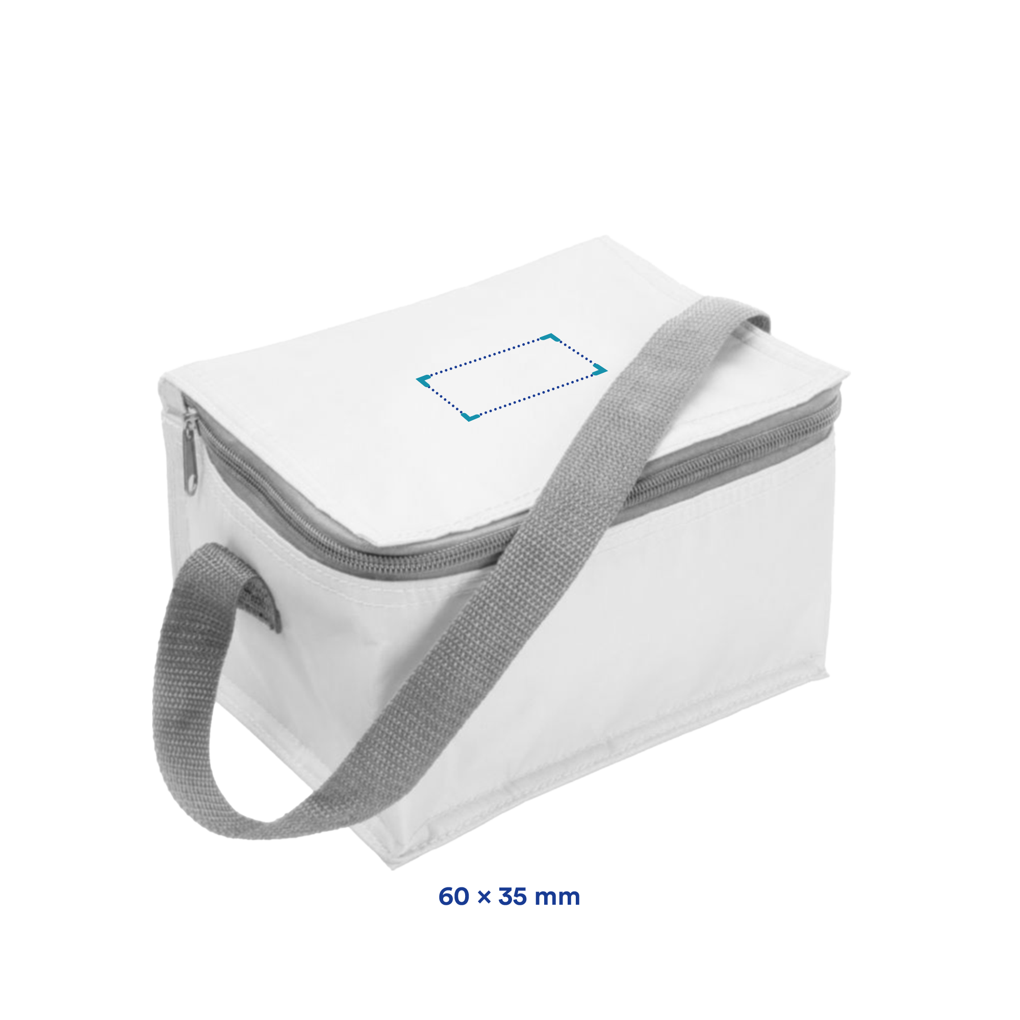 Borsa termica - Poliestere | 6 lattine | Vari colori | Stampa 1 colore