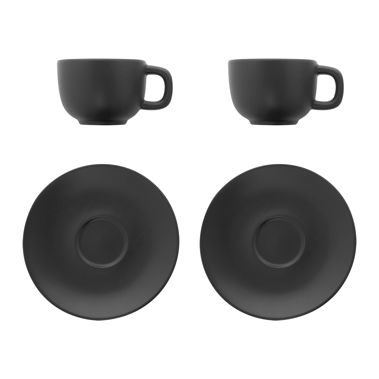Set de tasses à cappuccino – Céramique de haute qualité | Finition mate | Lot de 2