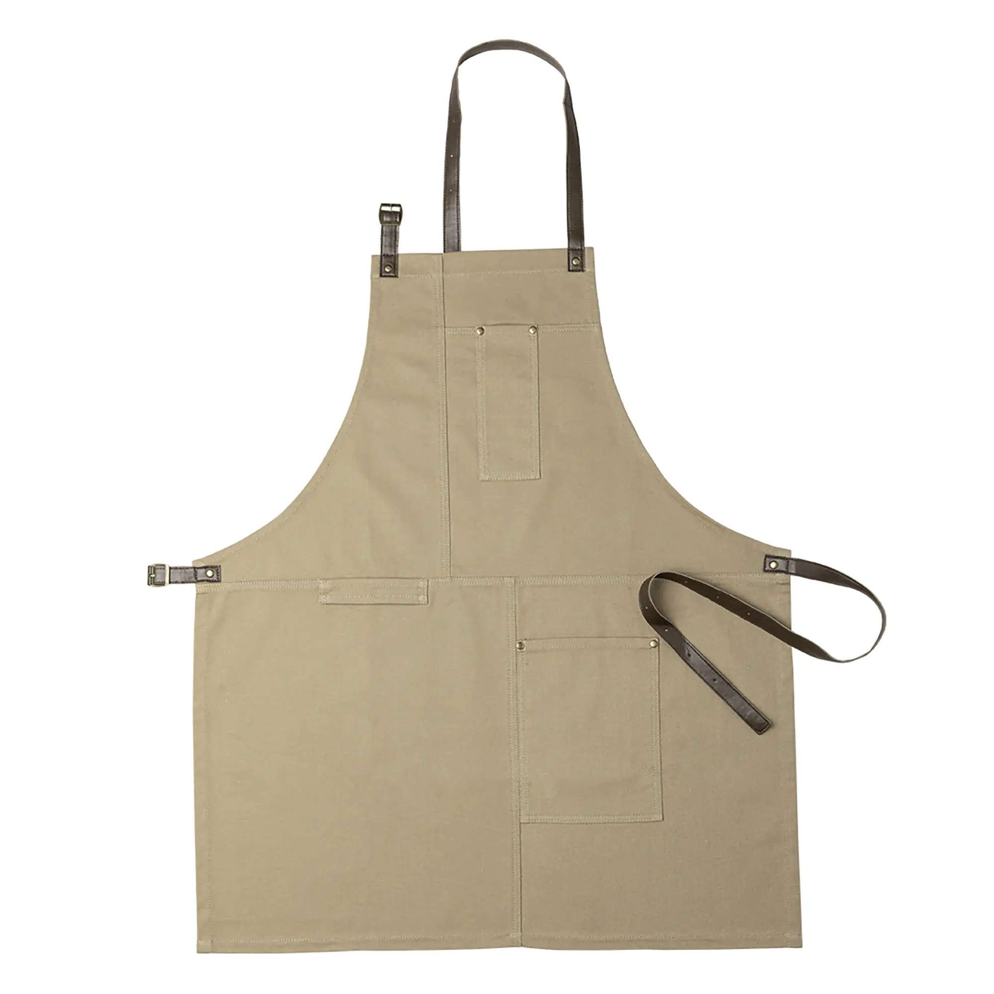 Robuste Schürze – Verstellbar | Mit Tasche | Baumwolle/PU | Strapazierfähig