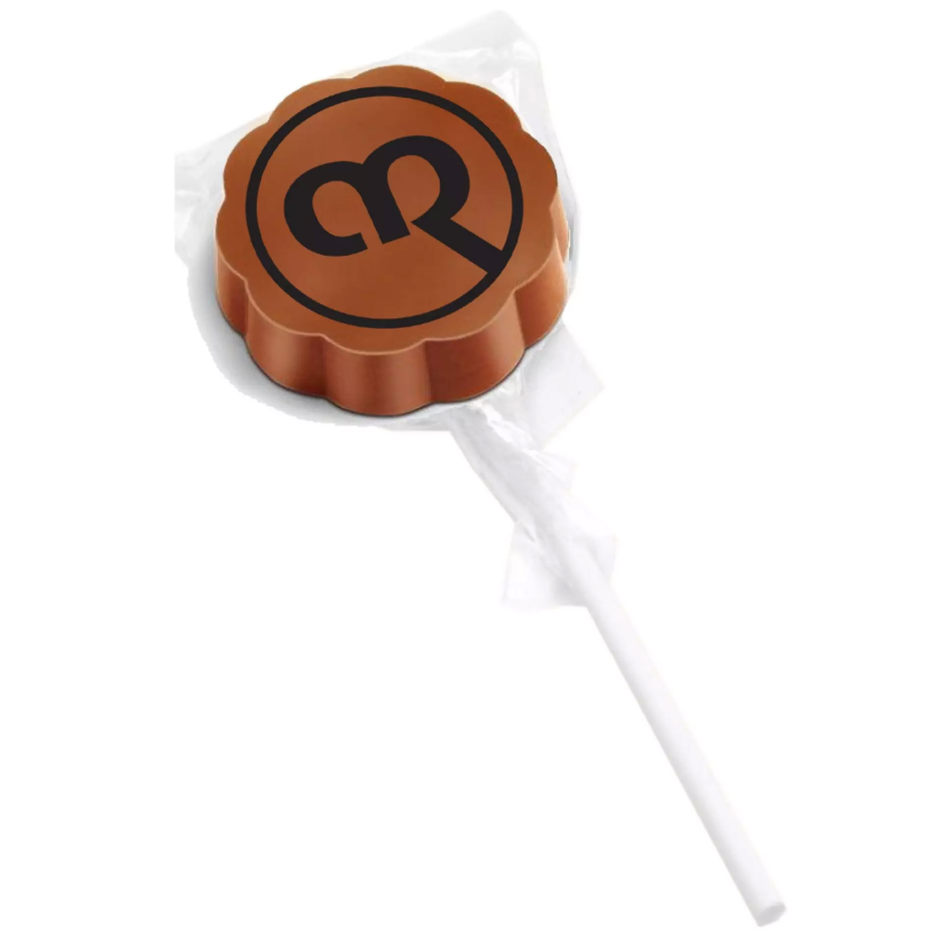 Schokoladenlutscher – Belgische Schokolade | 30 g | Mit Logo
