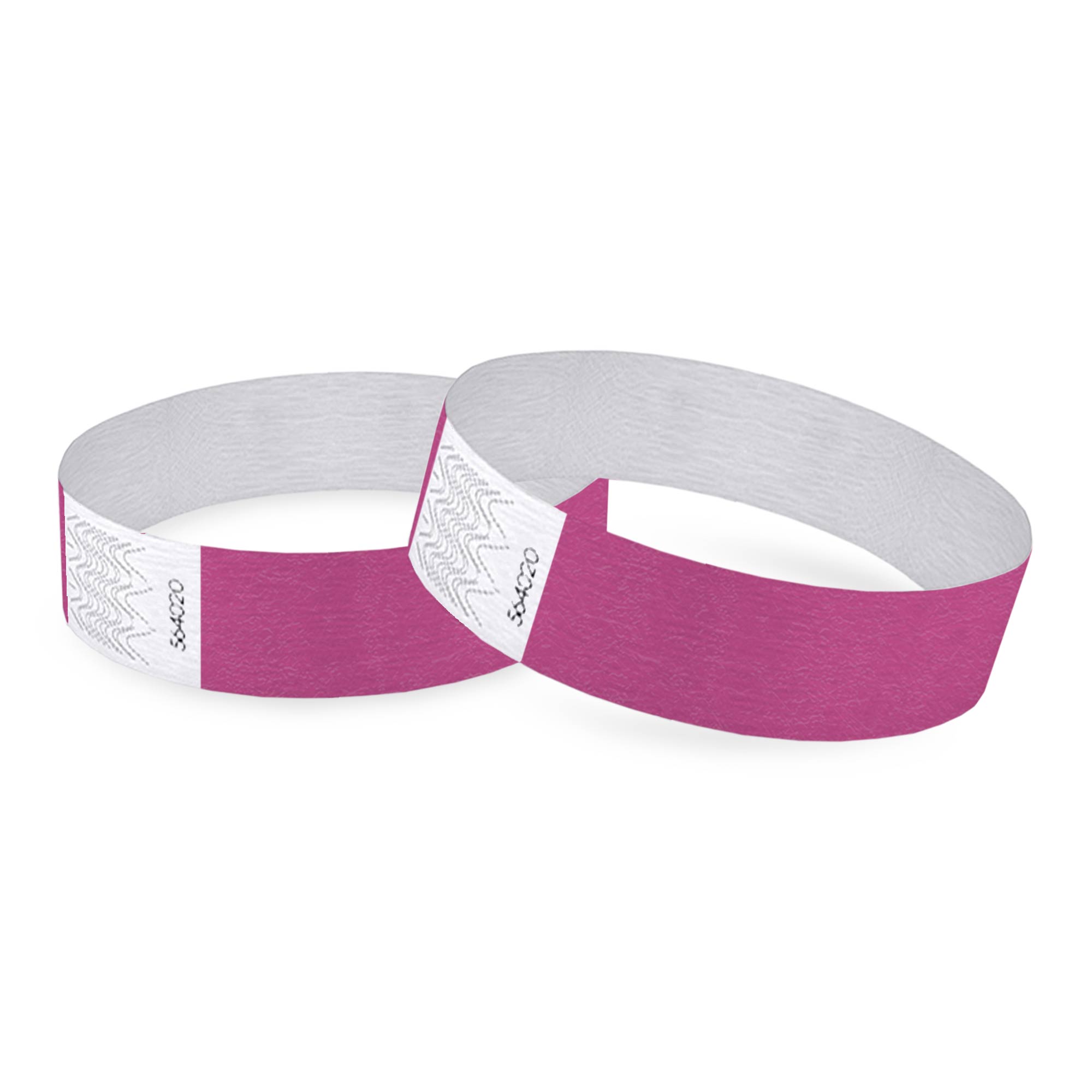 Tyvek polsbandjes - 27 mm | Zwarte opdruk | 258 x 27 mm | Diverse kleuren