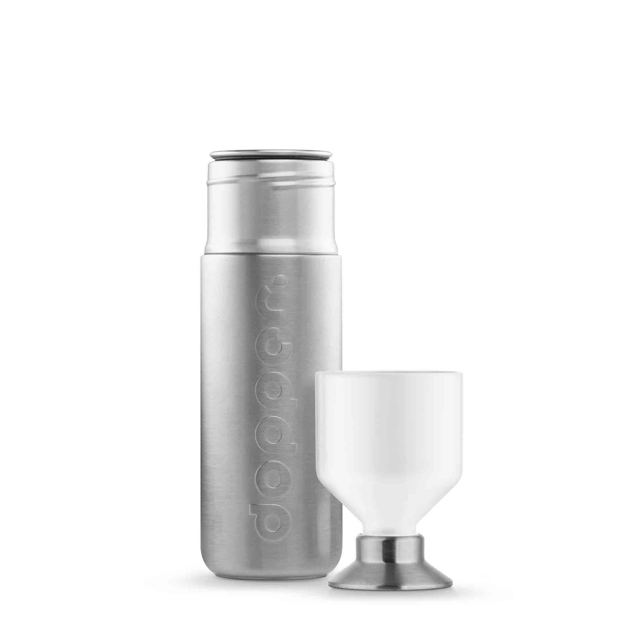 Dopper Steel - 1100 ml | Edelstahlflasche mit Becher