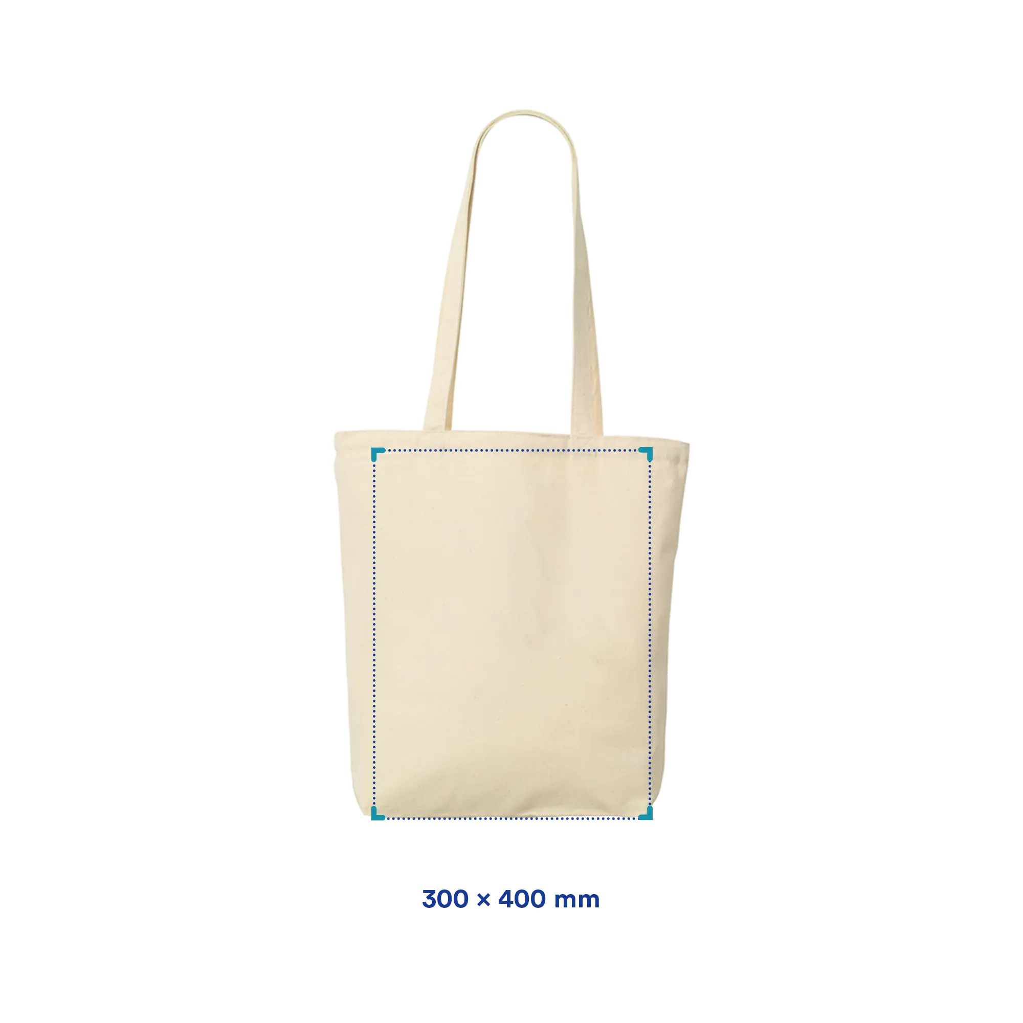 Baumwolltasche mit Reliefdruck – Recycelt | 250 g/m² | Hochdichte Siebdruck