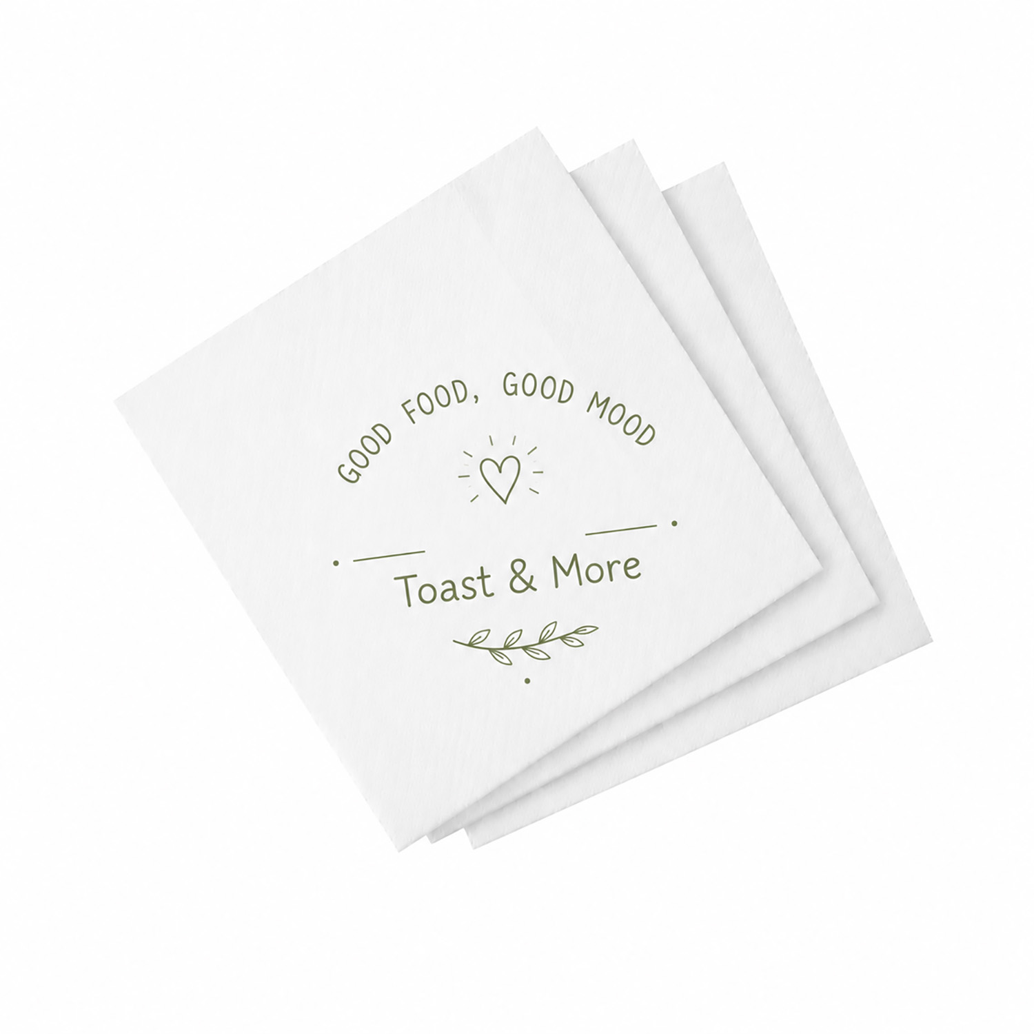 Serviette Airlaid Moon – 24 × 24 cm | Petite série