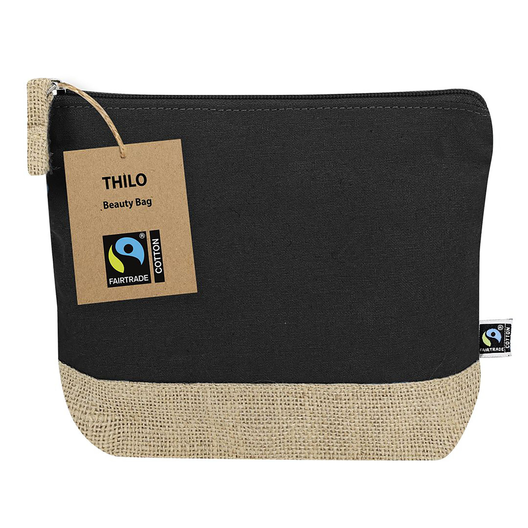 Trousse - Coton/jute | Fermeture éclair | Fairtrade