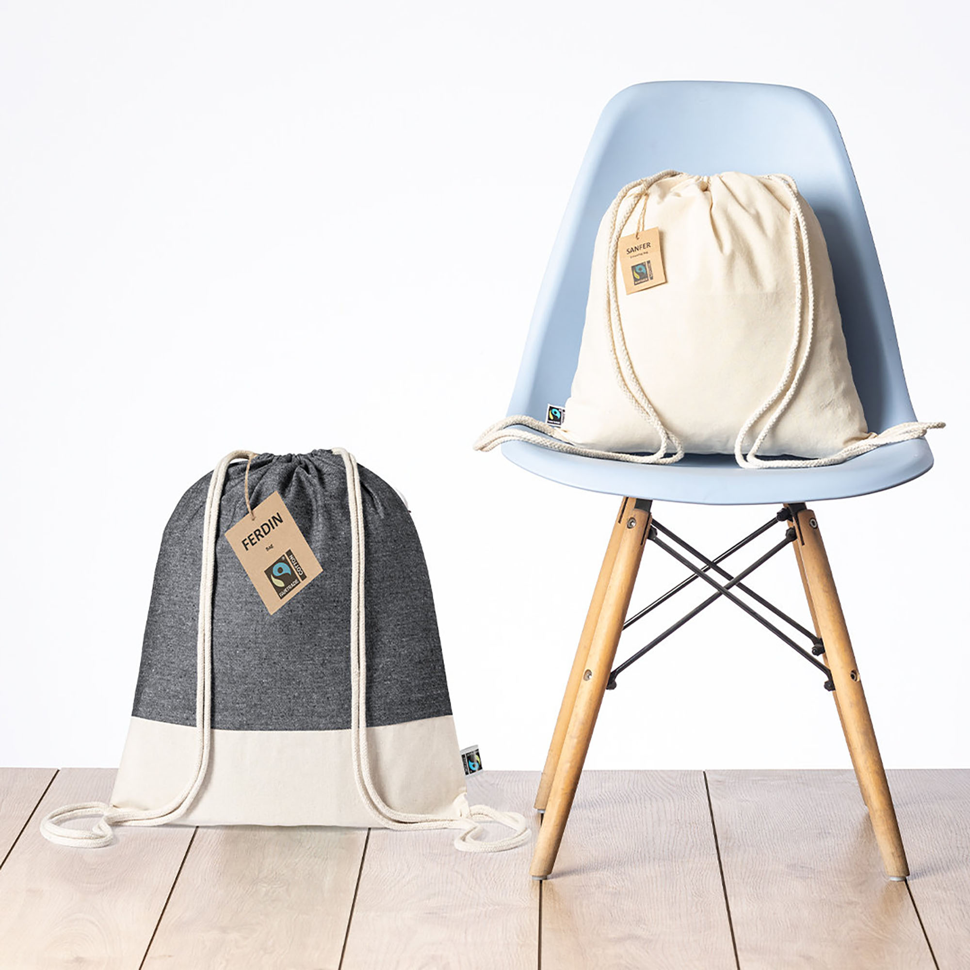 Nature line tas Eva - Katoen | 140 g/m² | Trekkoord