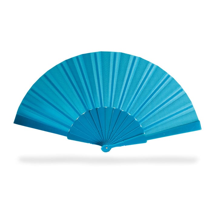 Handwaaier Wesley – Hout en polyester | Opvouwbaar | Lichtgewicht