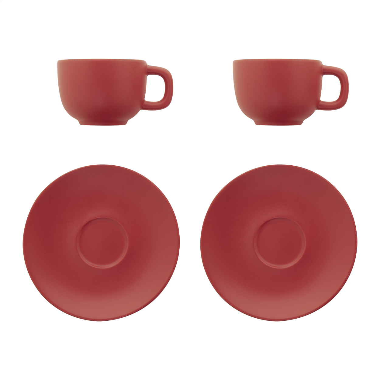 Set de tasses à cappuccino – Céramique de haute qualité | Finition mate | Lot de 2