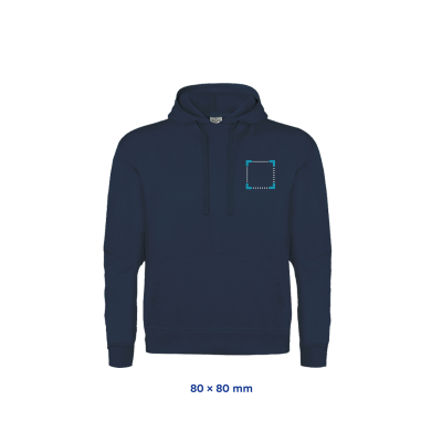 Hoodie Bram - Unisex | Katoen en polyester| Tot 4 kleuren bedrukking