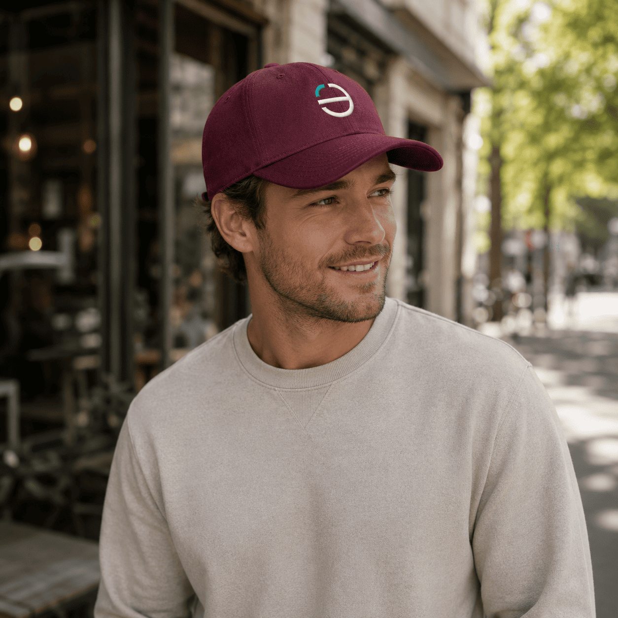 Casquette – Casquette 5 panneaux durable | Coton biologique | Fermeture réglable | Légère