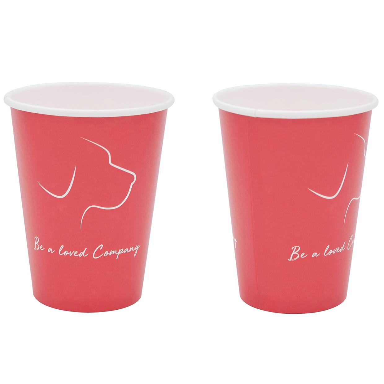 Pappbecher Maxi - 300 ml | Einwandig | Vollfarbdruck