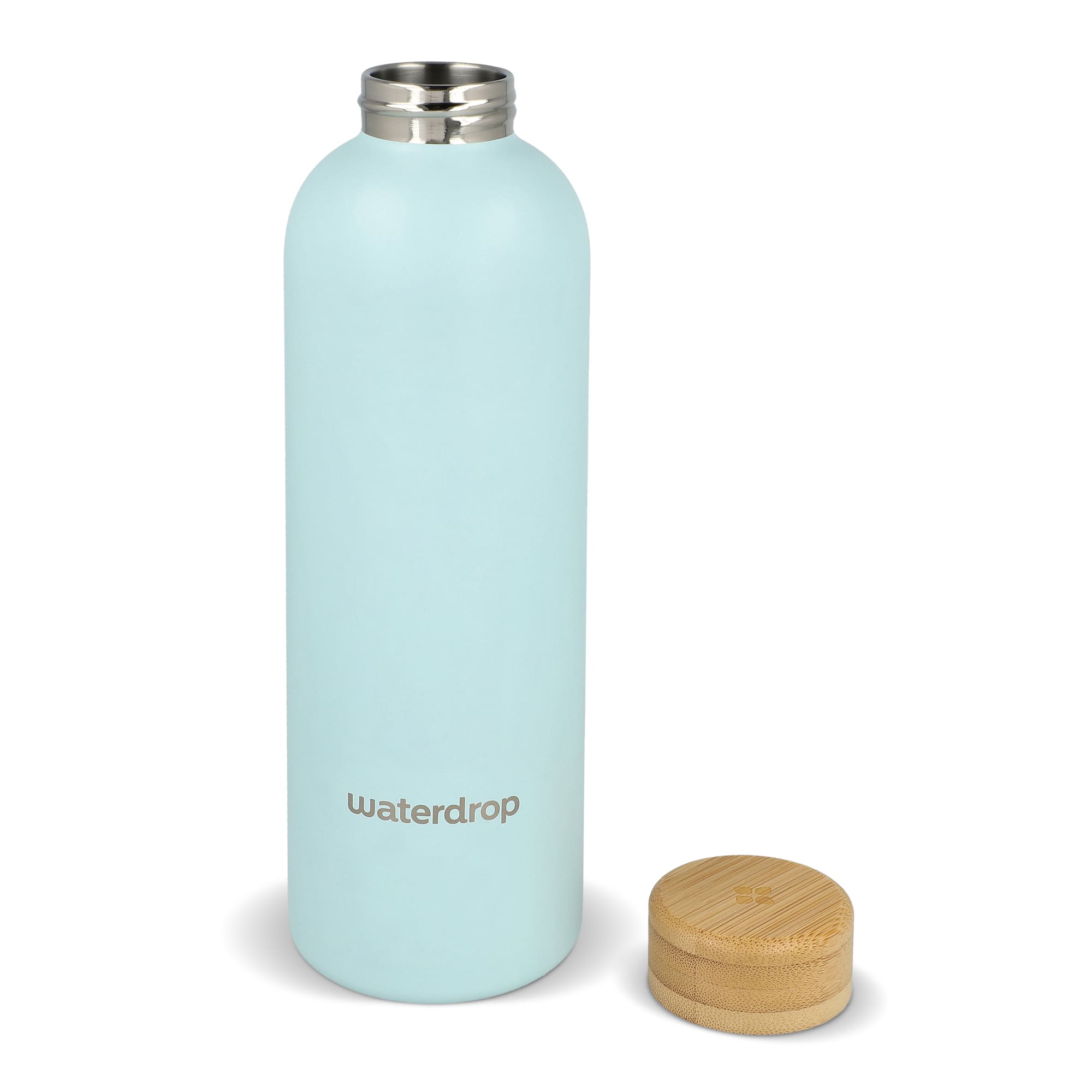 Waterdrop Classic Bottiglia termica – 600 ml | Acciaio inox | Tappo bambù