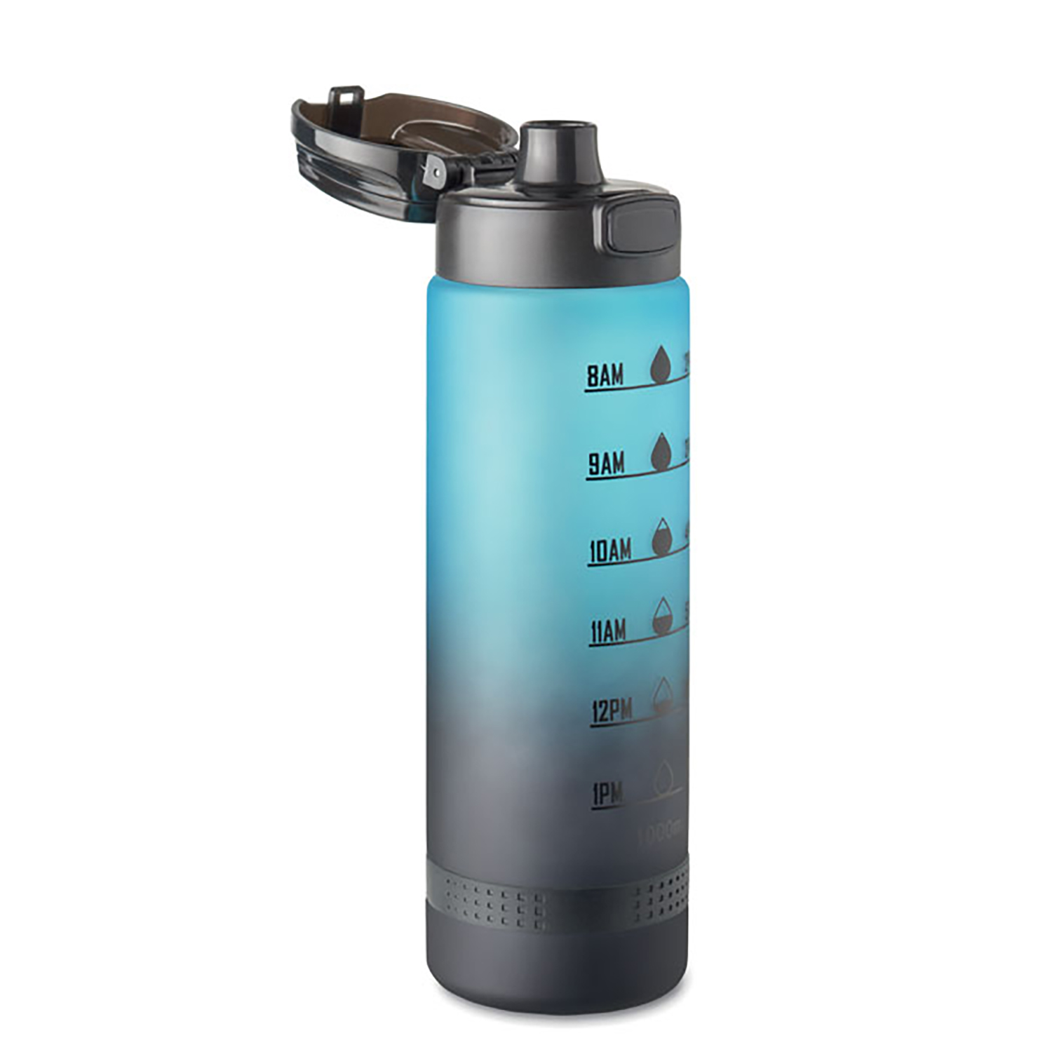 Sportbidon Rico – 1L | RPET | Schroefdop | Motiverende waterfles