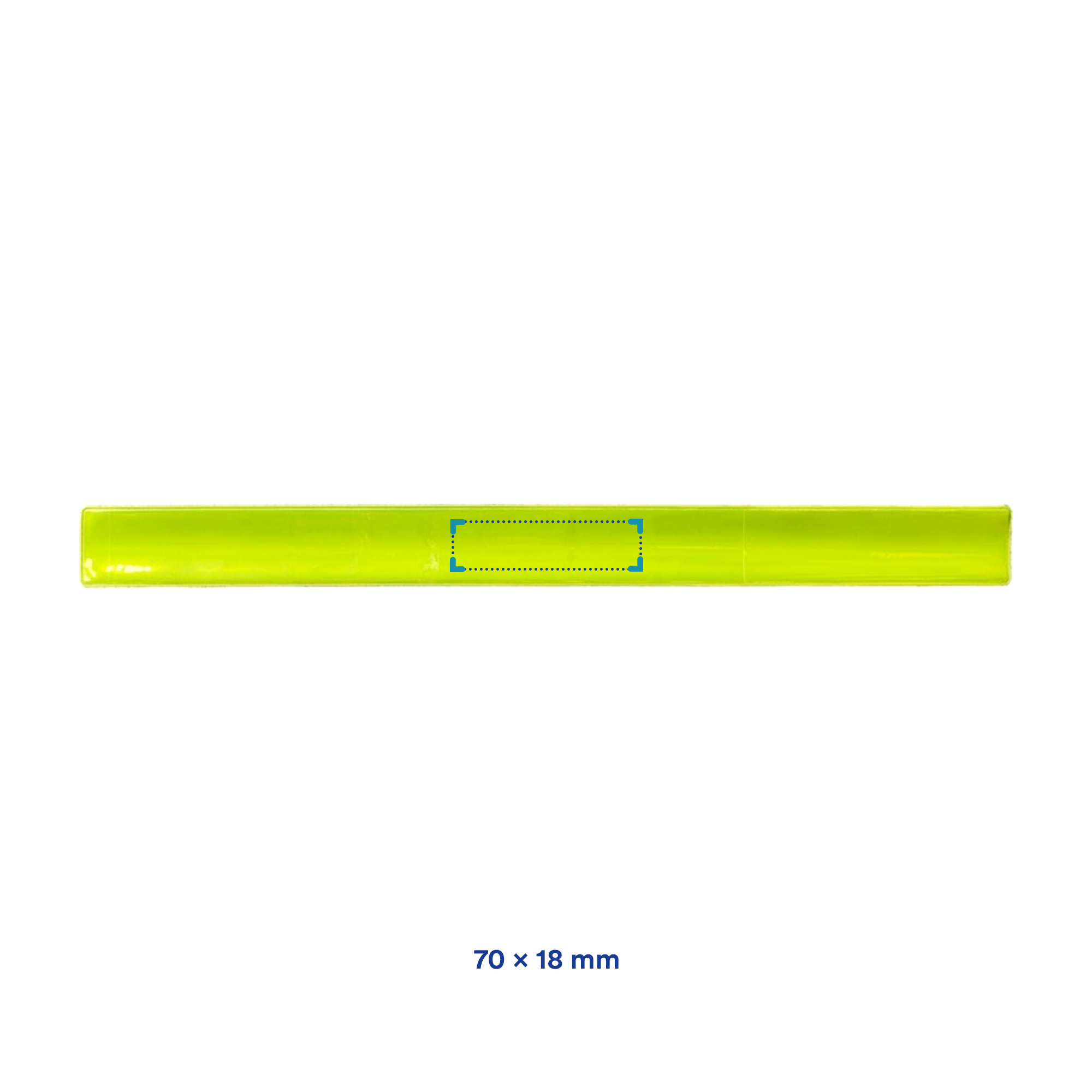 Bracelet réfléchissant – Haute visibilité & sécurité | 34 cm | PVC | Système à pression
