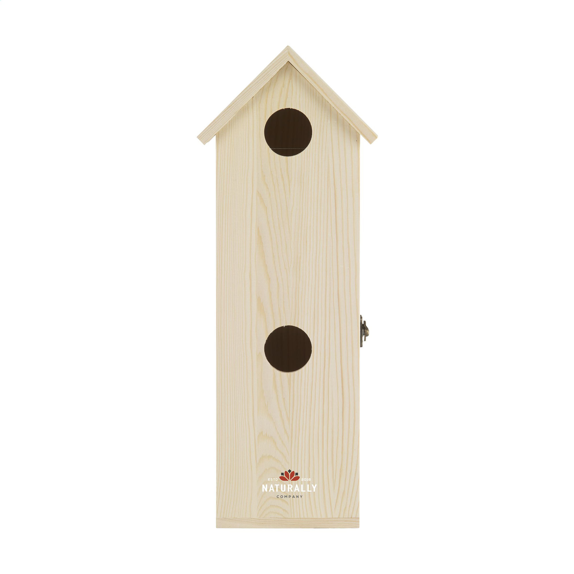 Nichoir boîte cadeau – Bois FSC | Réutilisable | Pour 1 bouteille | Idée cadeau