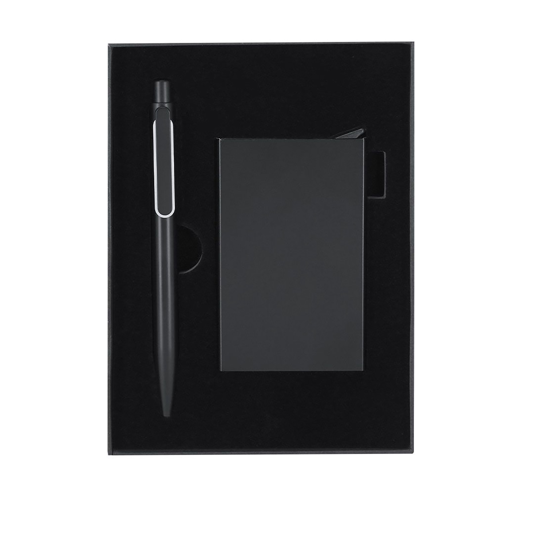 Set - Stift + Kartenhalter | Recyceltes Aluminium | RFID