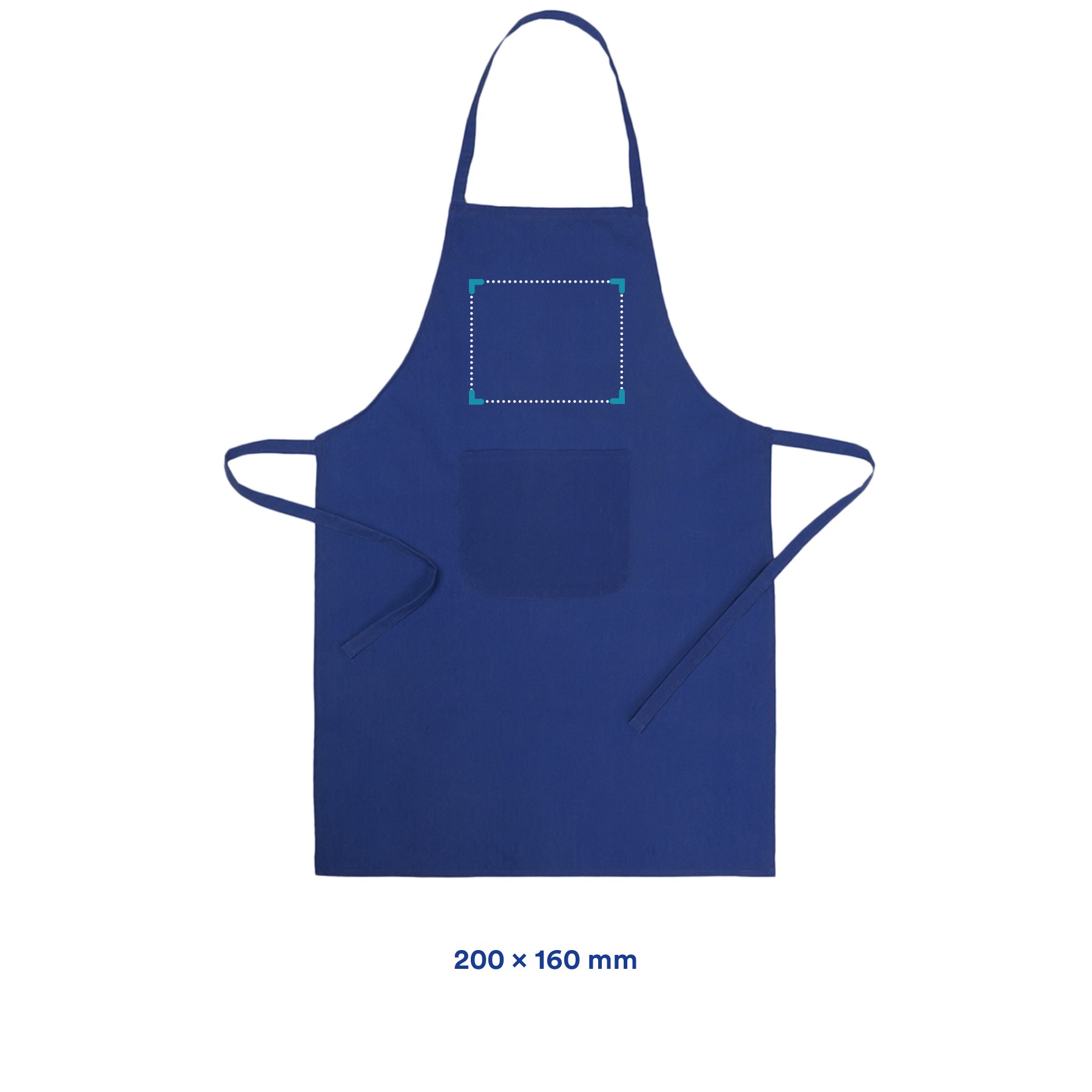 Schort Laris - Polyester/ katoen | Verschillende kleuren | Bedrukt in 1-4 kleuren