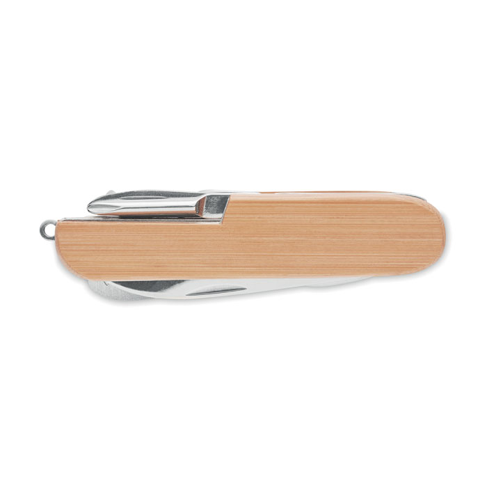 Taschenmesser | Bambus und Edelstahl 9 Funktionen