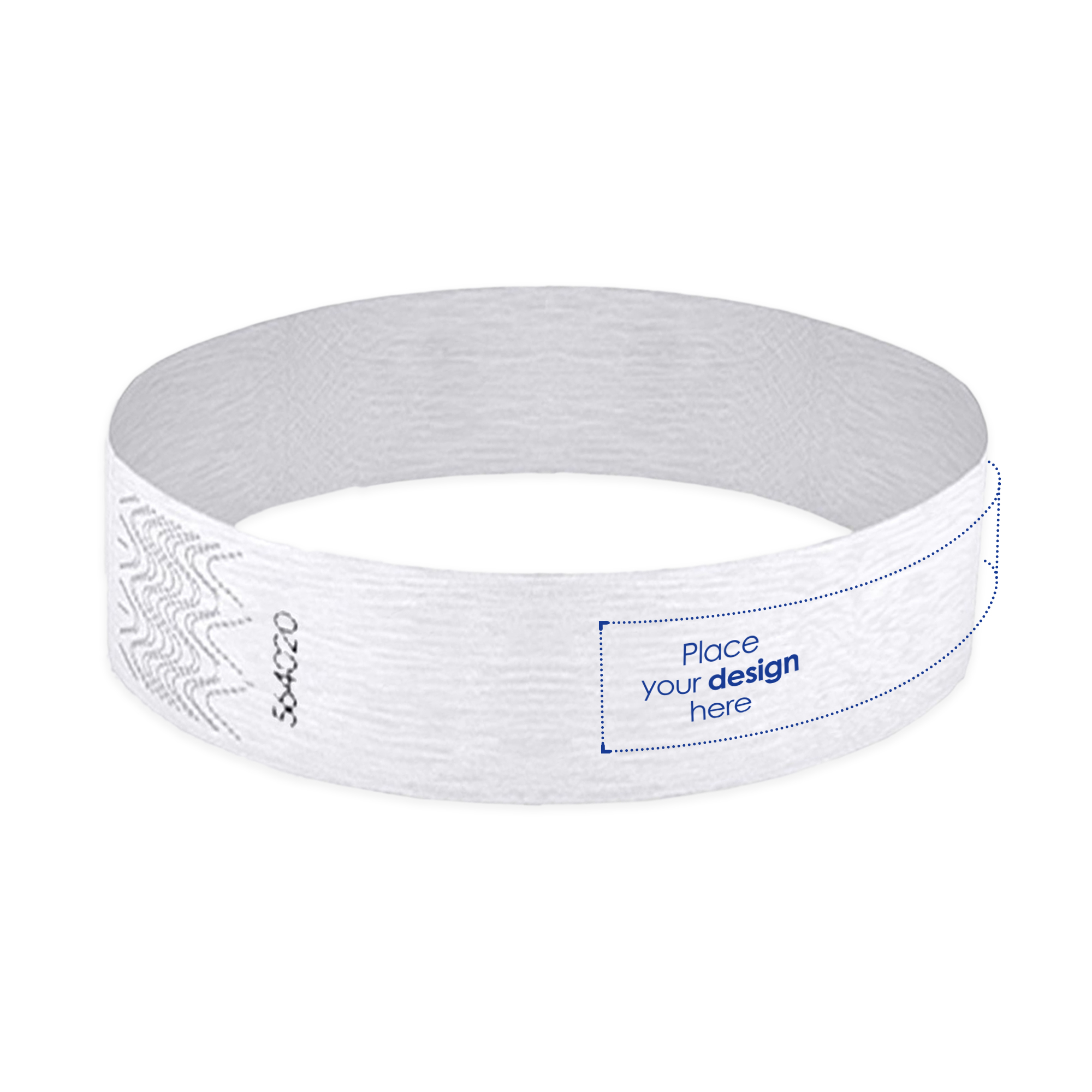 Tyvek polsbandjes - 27 mm | Zwarte opdruk | 258 x 27 mm | Diverse kleuren