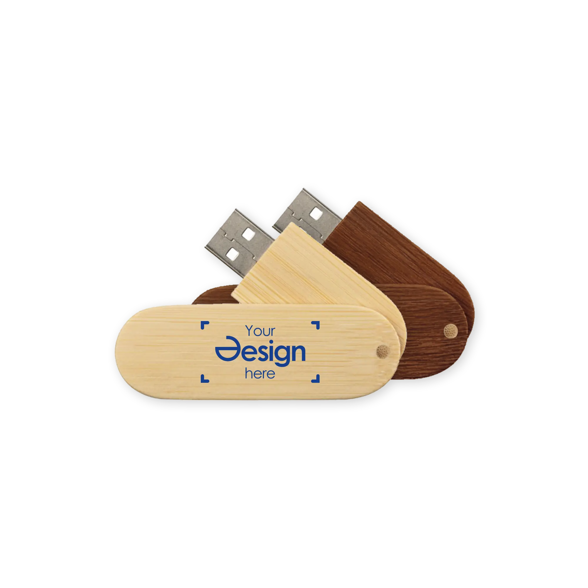 USB-Stick Woody Flash | 1-16 GB | Vollfarbe