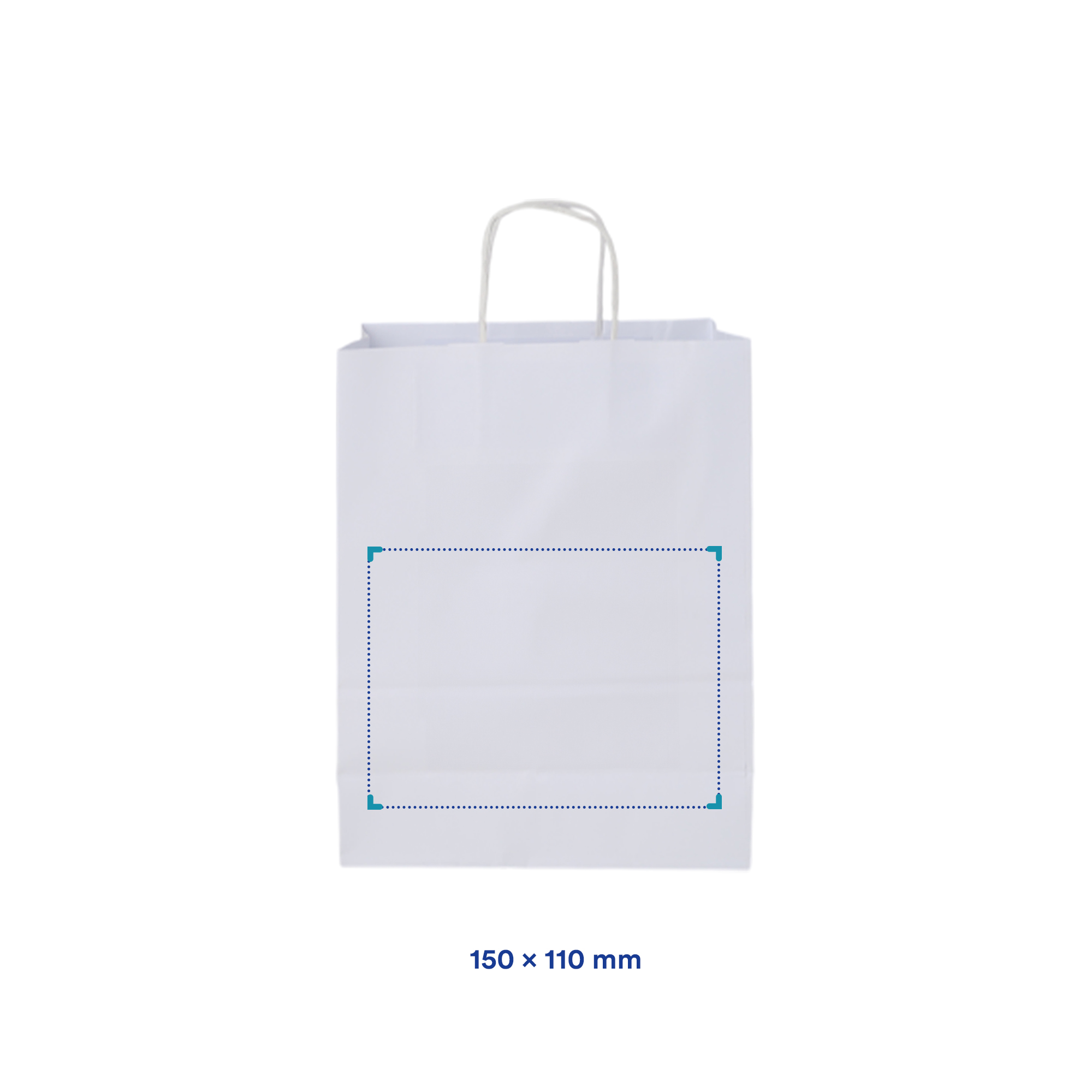 Sac en papier Olly – A5 | 90 g/m² | Quadrichromie | Certifié FSC