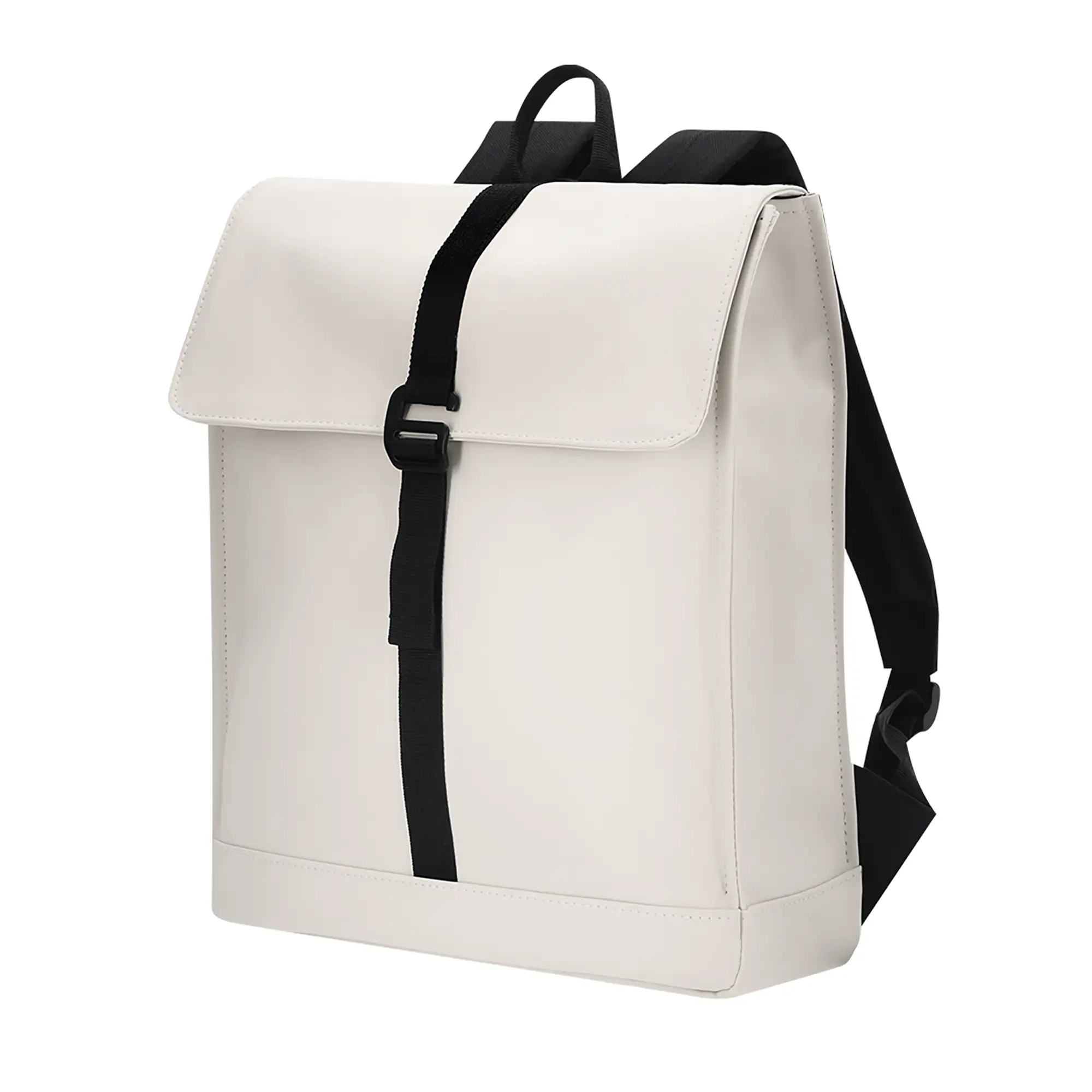 Zaino – PU | Scomparto Laptop 14” | Imbottito | Chiusura con Fibbia | Con Fascia per Trolley