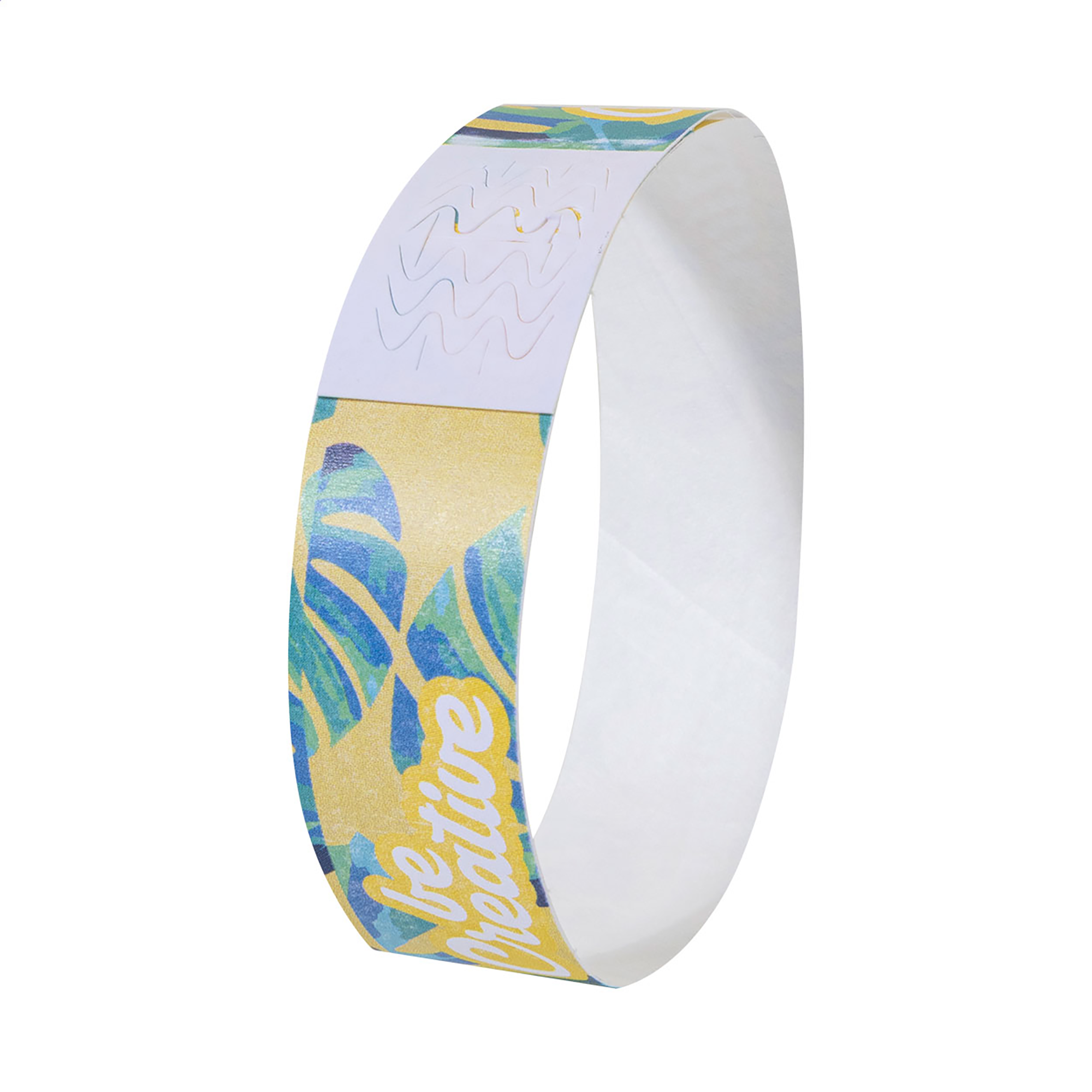 Bracelet Tyvek – Impression quadrichromie | Tyvek | Fermeture de sécurité | Lot de 10