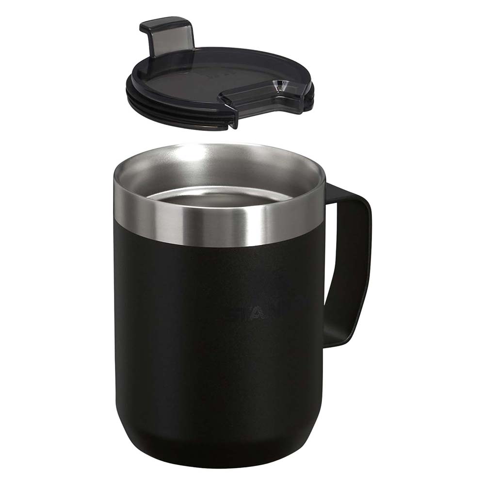 Stanley Everyday 236 ml Camp Mug – Auslaufsicher | Recycelter Stahl | Trinkdeckel