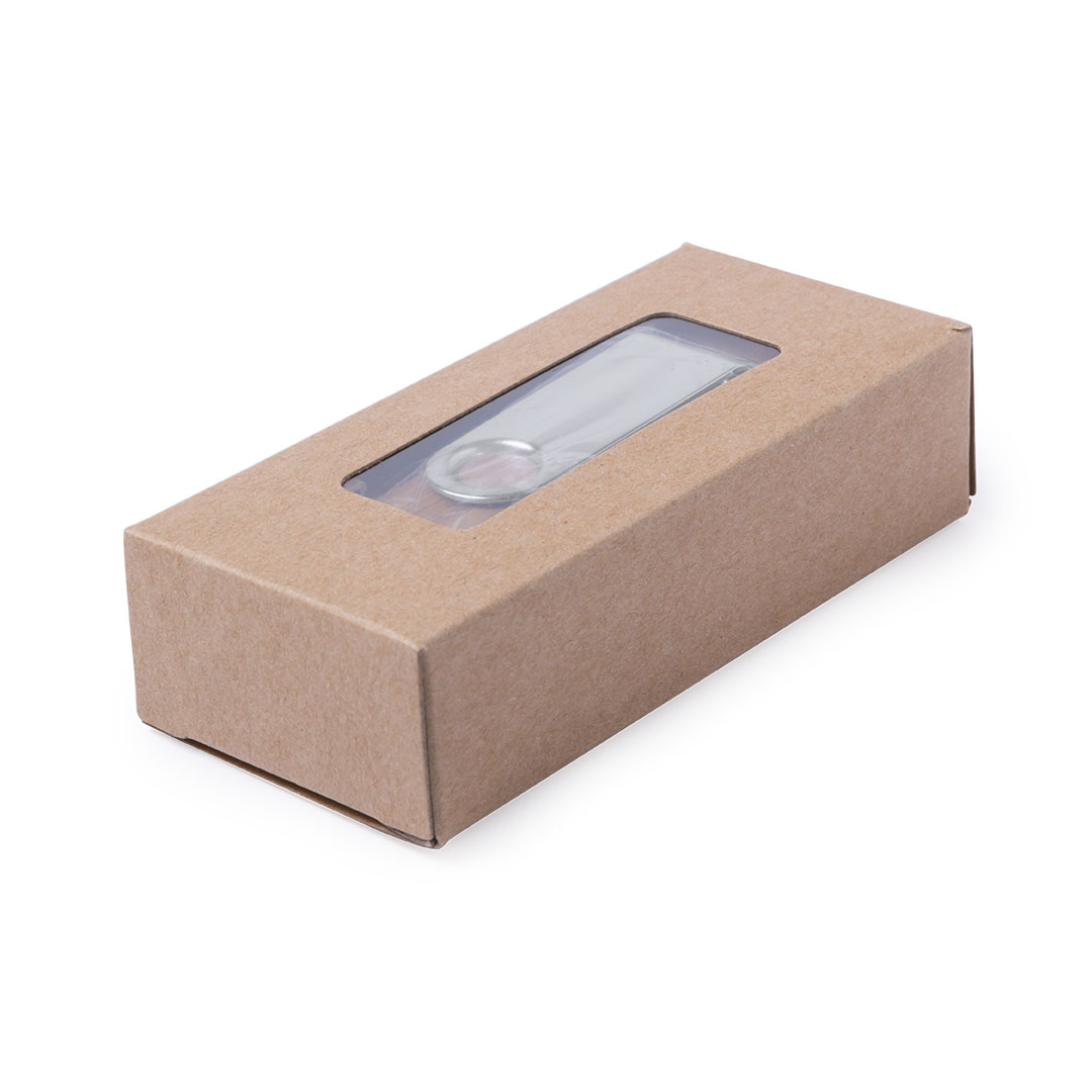 USB-Stick Rotate - Bambu | Metallclip + Bambus Stick | 16 GB | Gravur