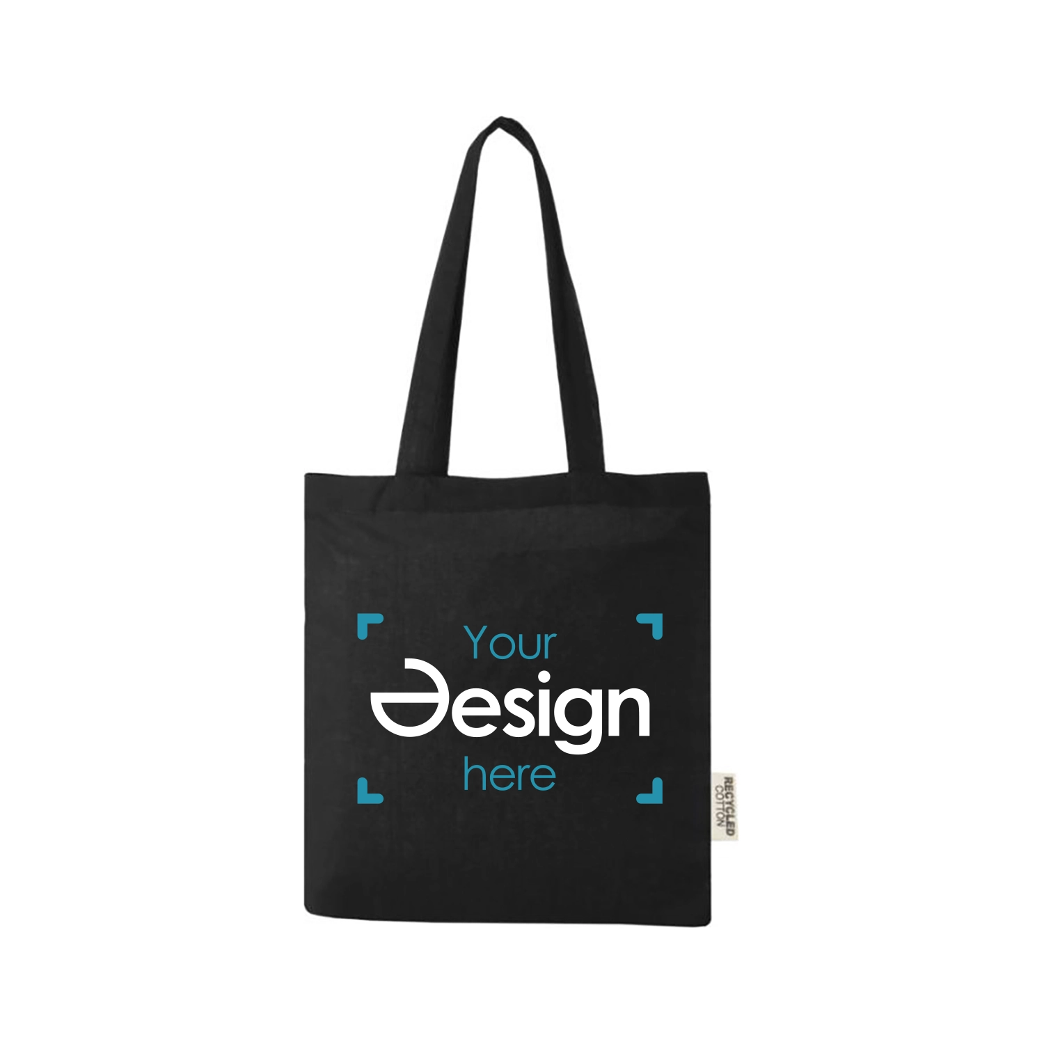 Bonamaison Bedrukte katoenen tas met trekkoord - 20 x 30 cm Bonamaison Bedrukte katoenen tas met trekkoord - 20 x 30 cm