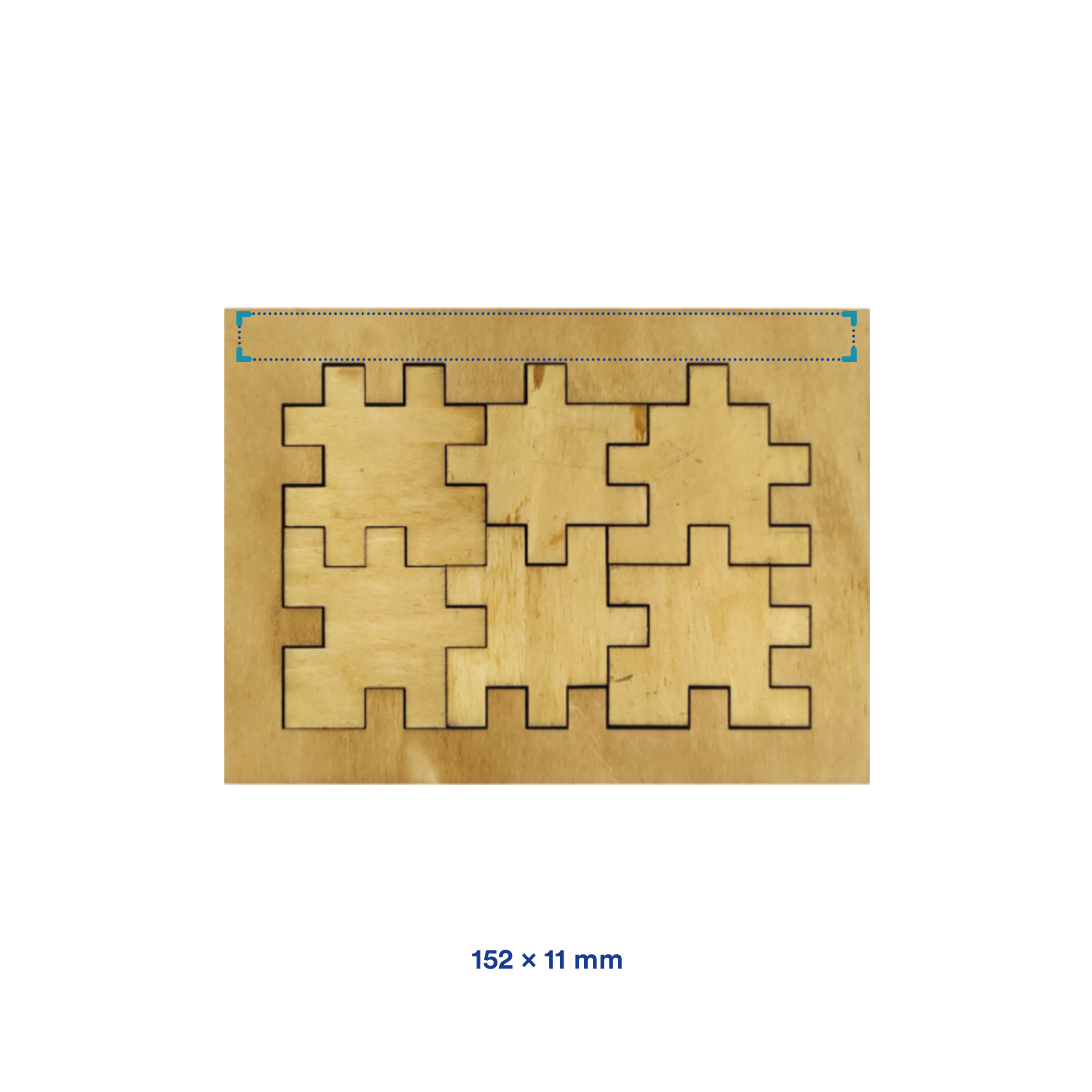 Casse-tête cube – Bois | Jeu de réflexion | Format compact | Durable