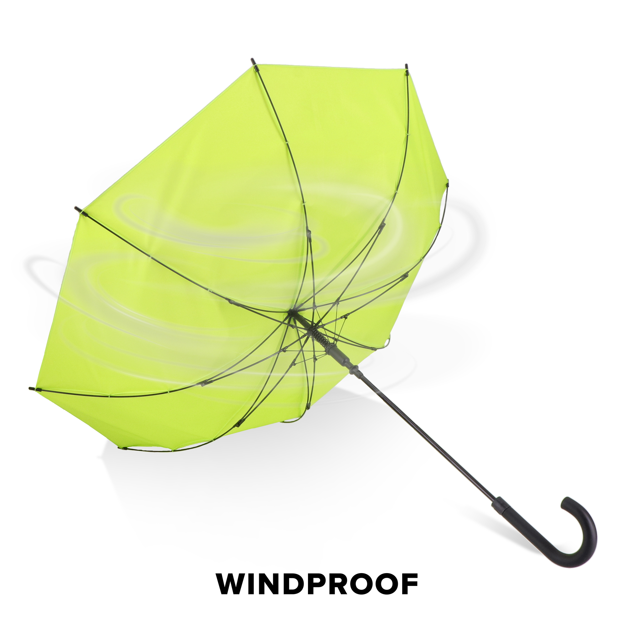 Regenschirm – Ø 105 cm | Windbeständig | Automatisch | Hakengriff