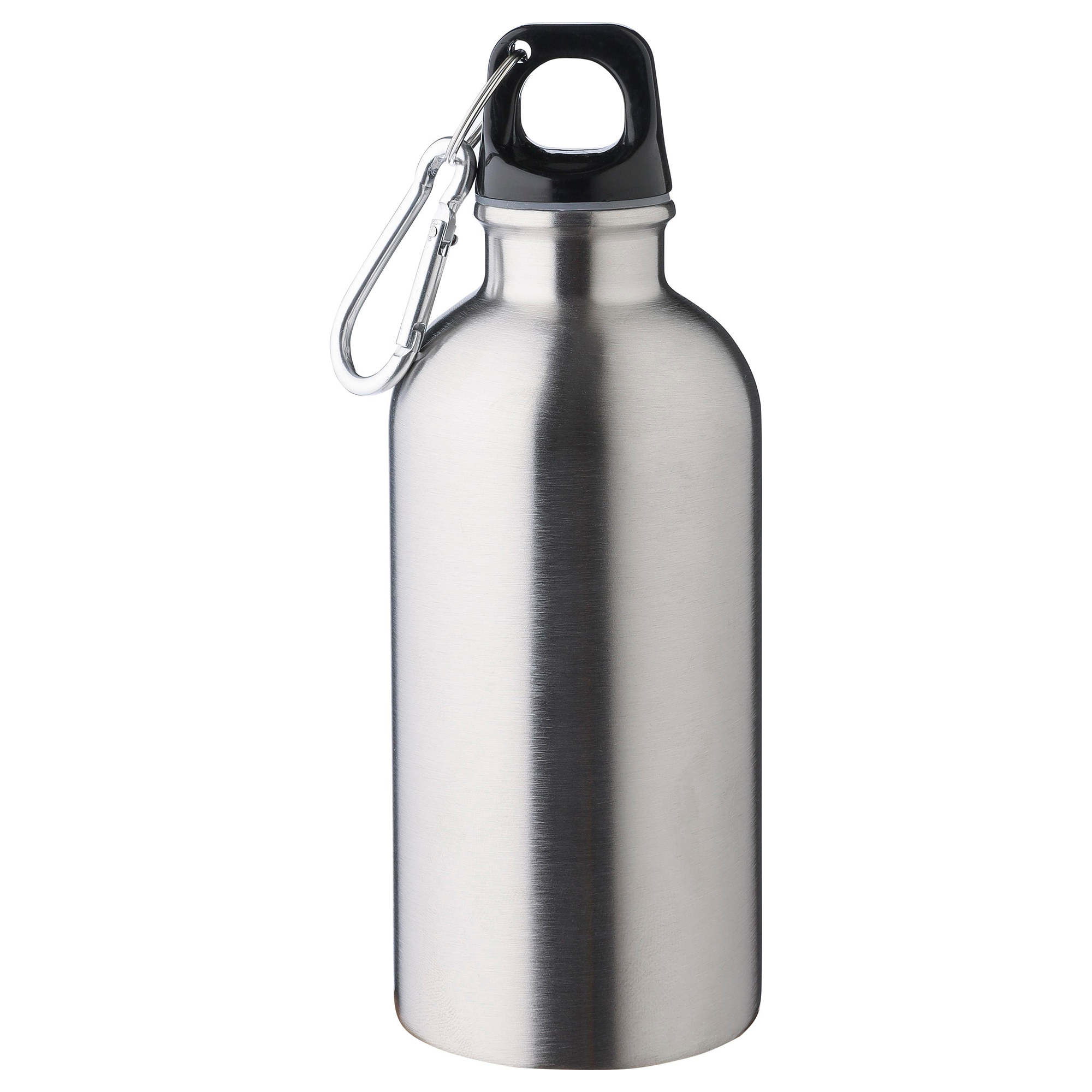 Gerecyclede Drinkfles Daan - 400 ml | Karabijnhaak | RVS
