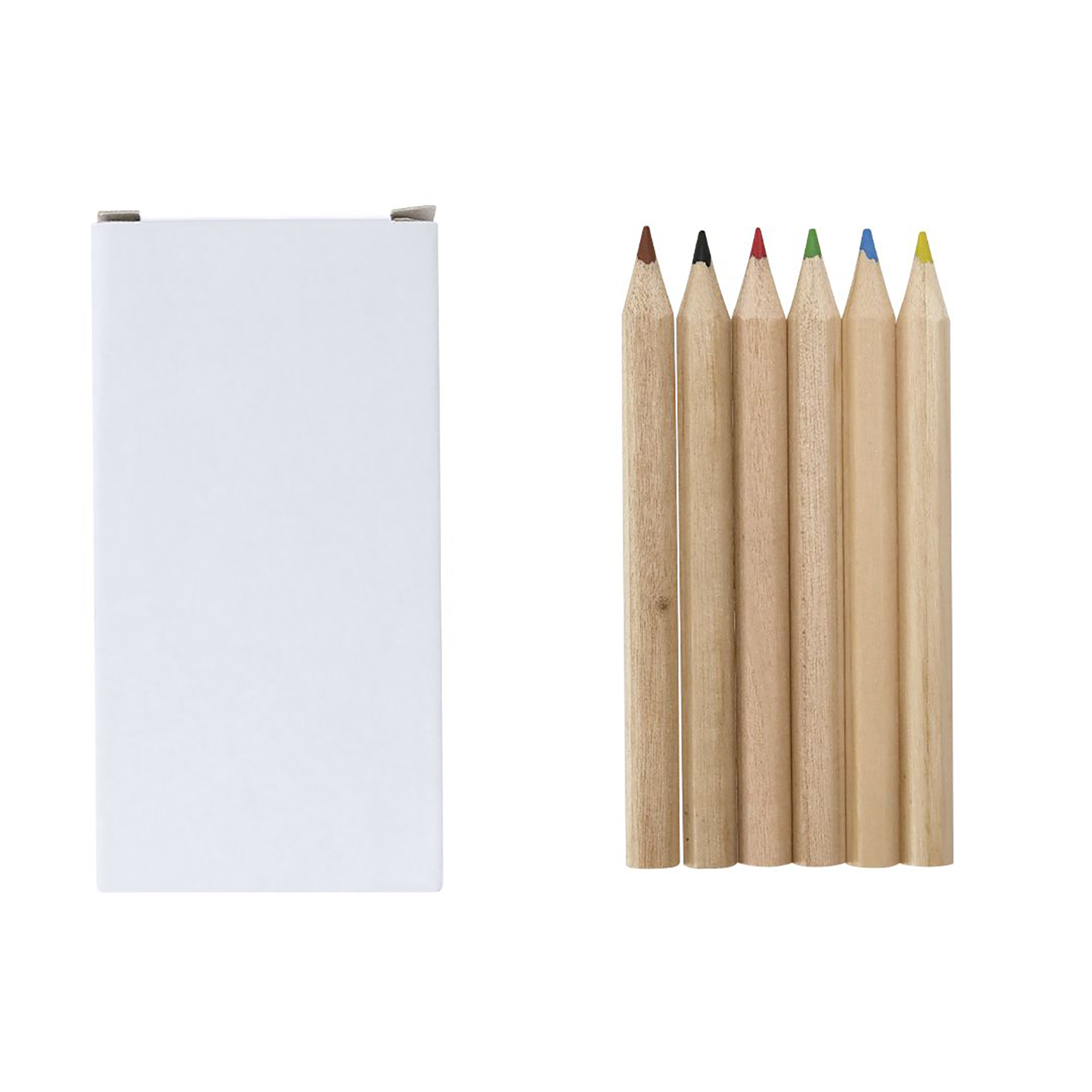 Set Crayons Mini Osprey - 6 Crayons | Corps Hexagonal | Impression Numérique