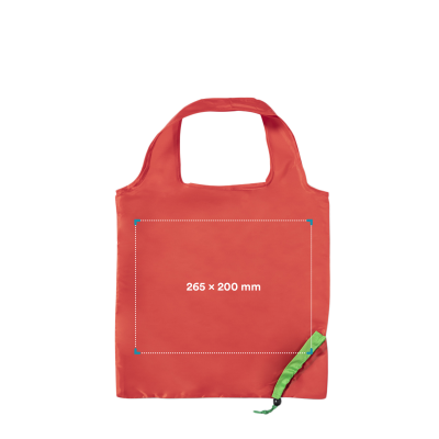 Tas Lois - Opvouwbaar | Fruit | 1 kleur bedrukking