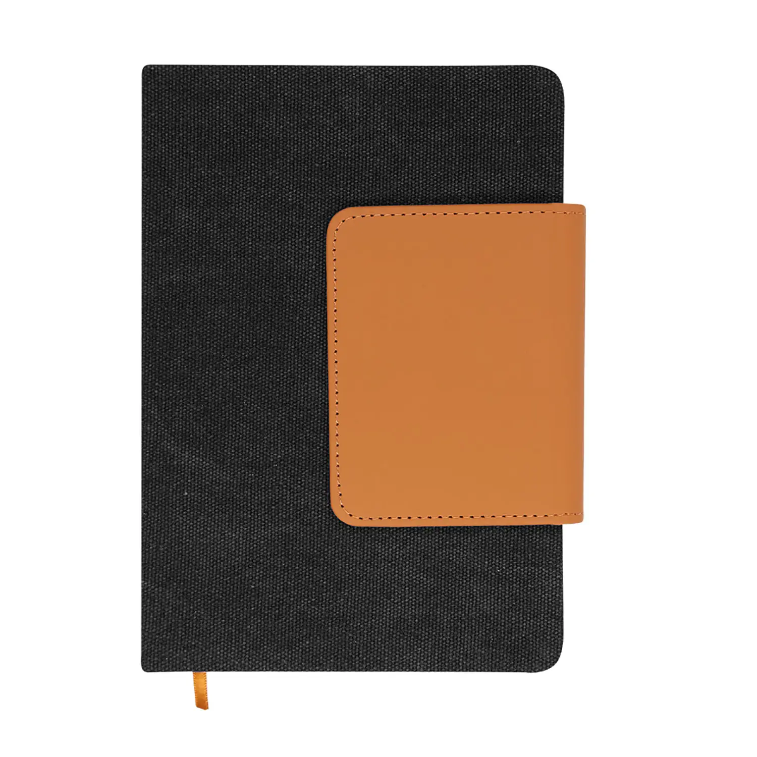 Carnet en toile recyclée – Couverture PU | 80 pages | Format A5 | Rigide
