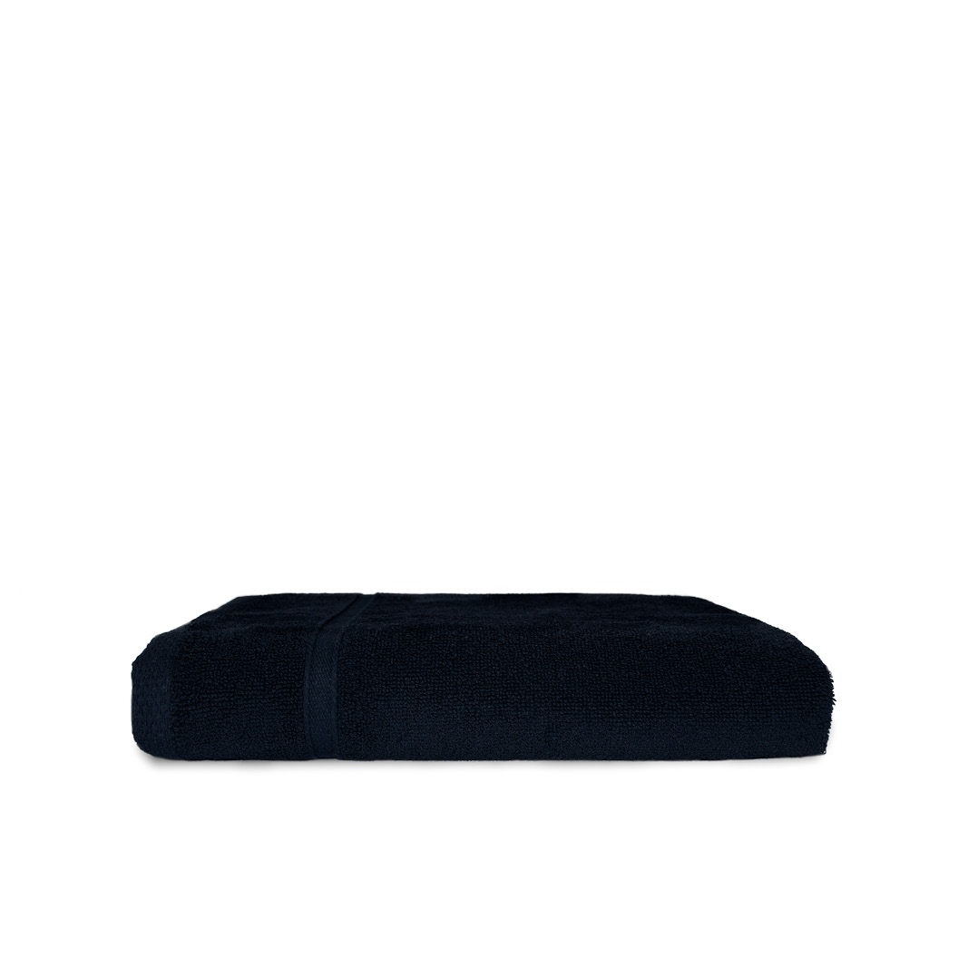 Asciugamano da bagno riciclato Lex – 140 x 70 cm | 450 g/m² | Cotone riciclato | Con ricamo
