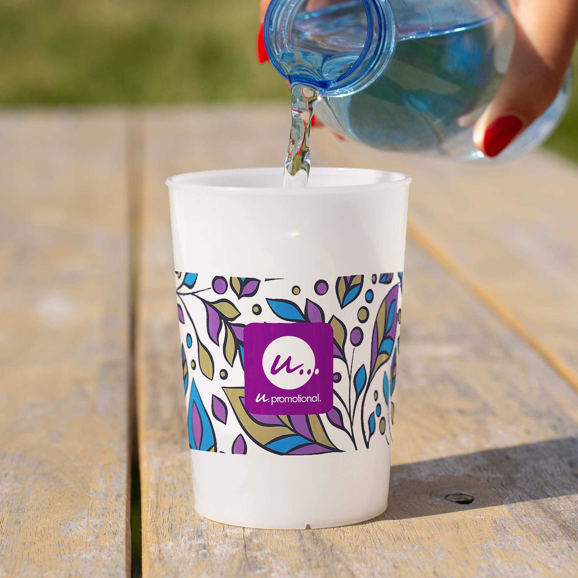 Trinkbecher Bavo Eco - 250ml | Transparent | Bio-PE | Recycelbar