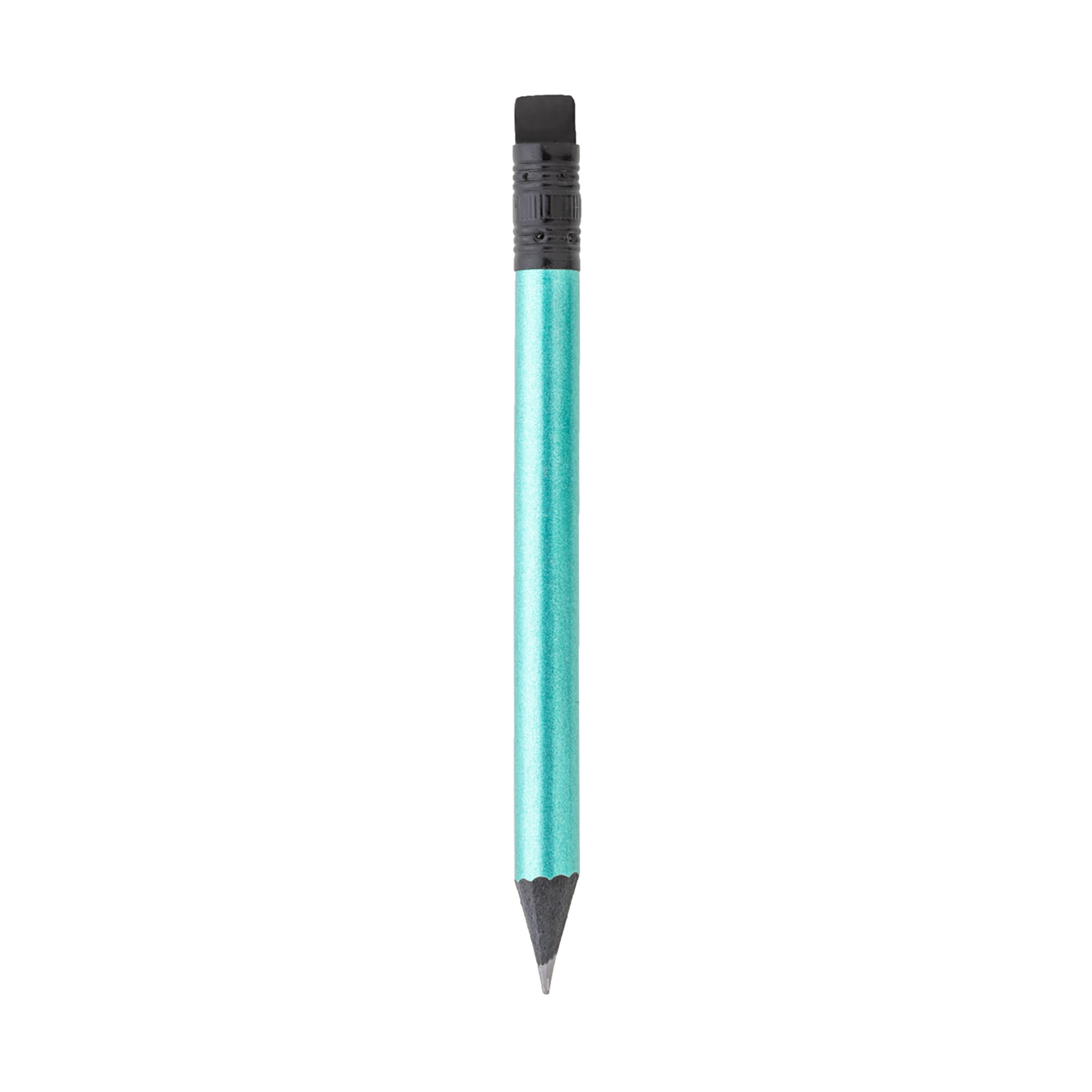 Mini-crayon avec gomme – HB | Taillé | Quadrichromie