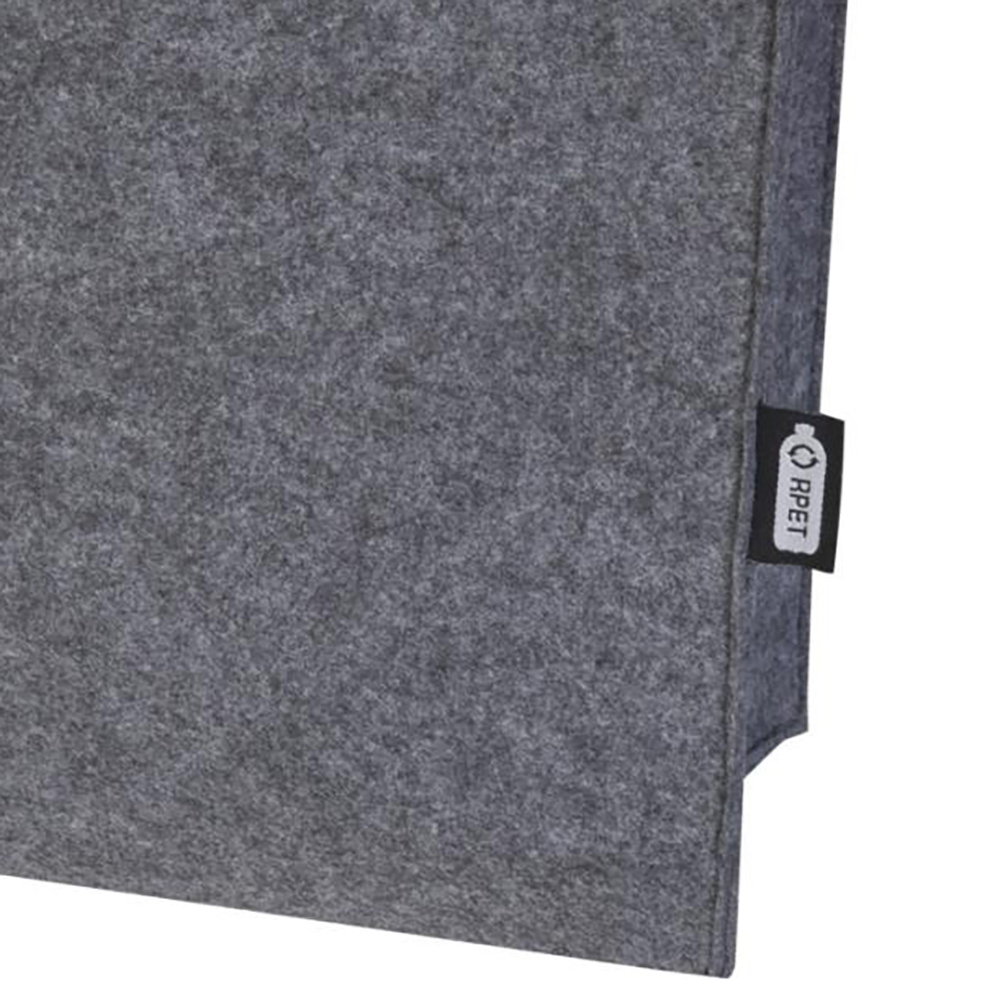 Sac shopping en feutre Mia - Recyclé | 20 L | Bouton de fermeture