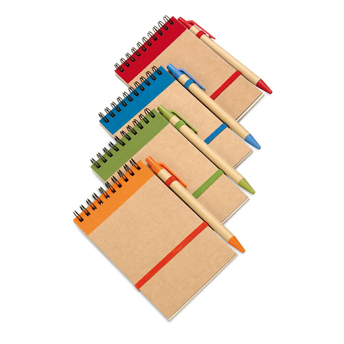 Spiralnotizbuch Suri - A6 | Recyceltes Papier | inkl. Stift